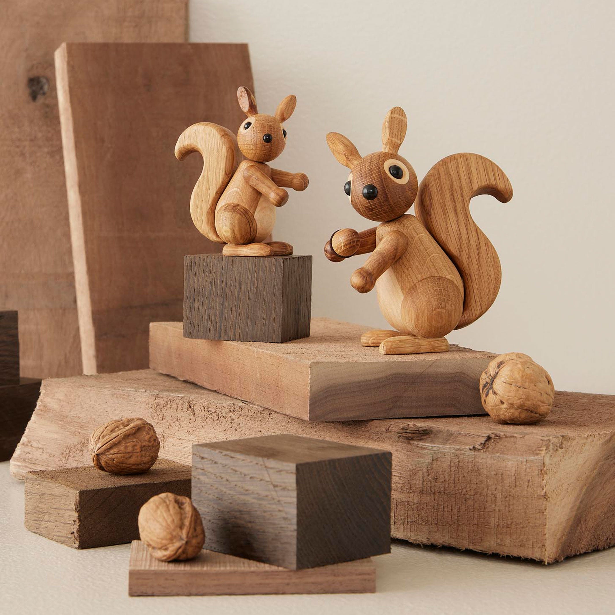 NOISETTE | ÉCUREUIL | FIGURINE DÉCORATIVE en bois | Chresten Sommer | Spring Copenhagen