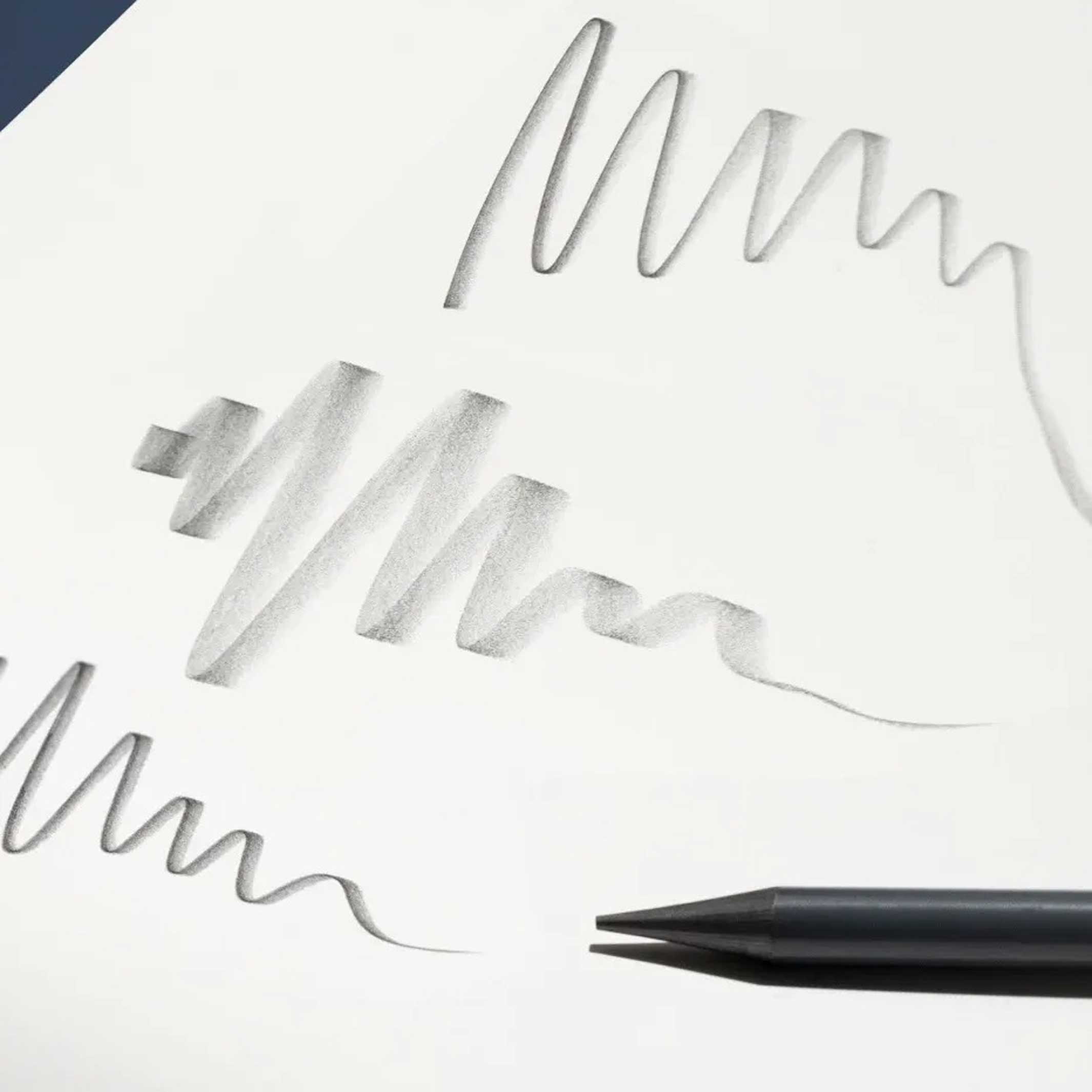 CRAYONS SANS BOIS | ENSEMBLE DE CRAYONS graphite sans bois | 2B | Papier de pierre karstique