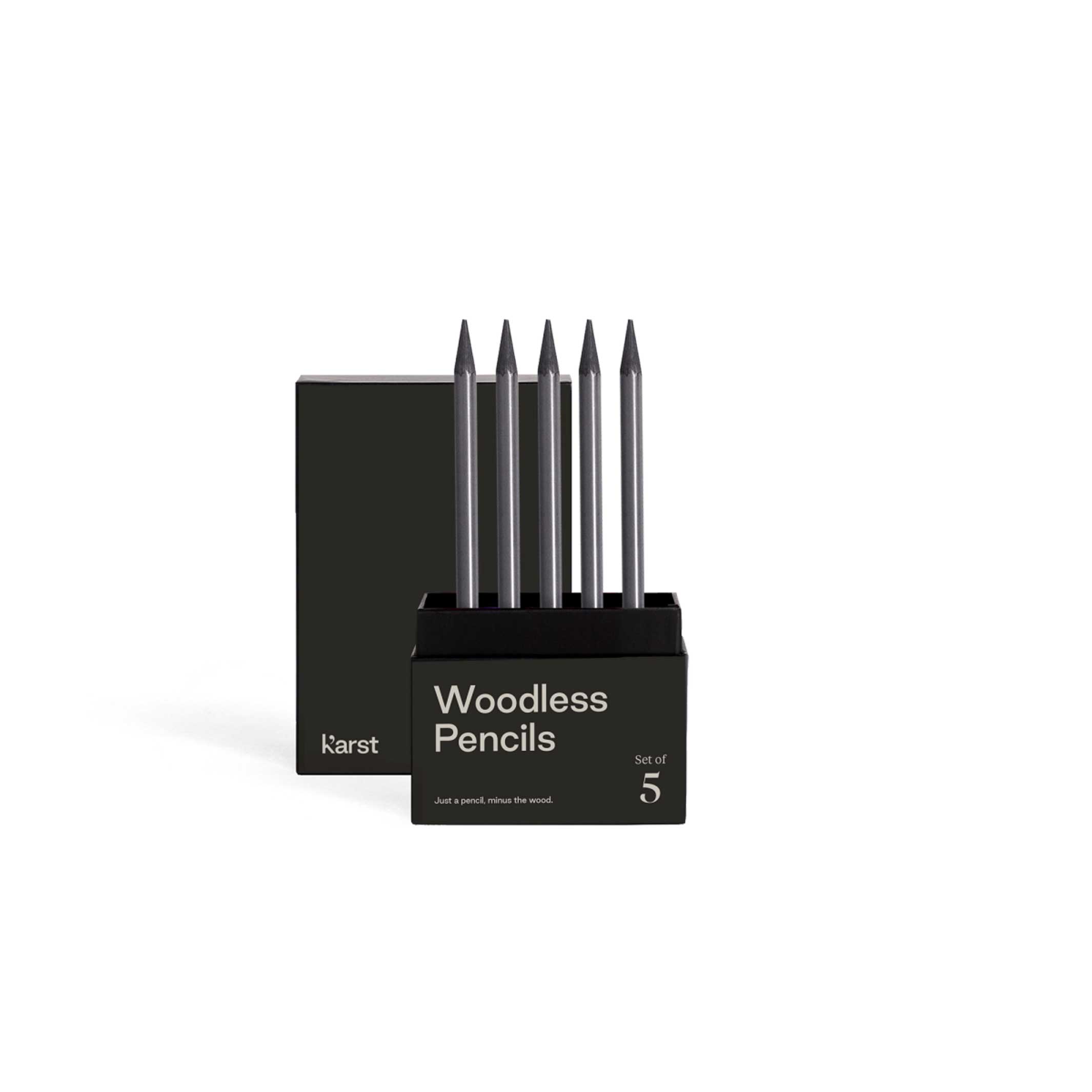 WOODLESS PENCILS | holzfreies Graphit-BLEISTIFT-SET | 2B | KarstGoods