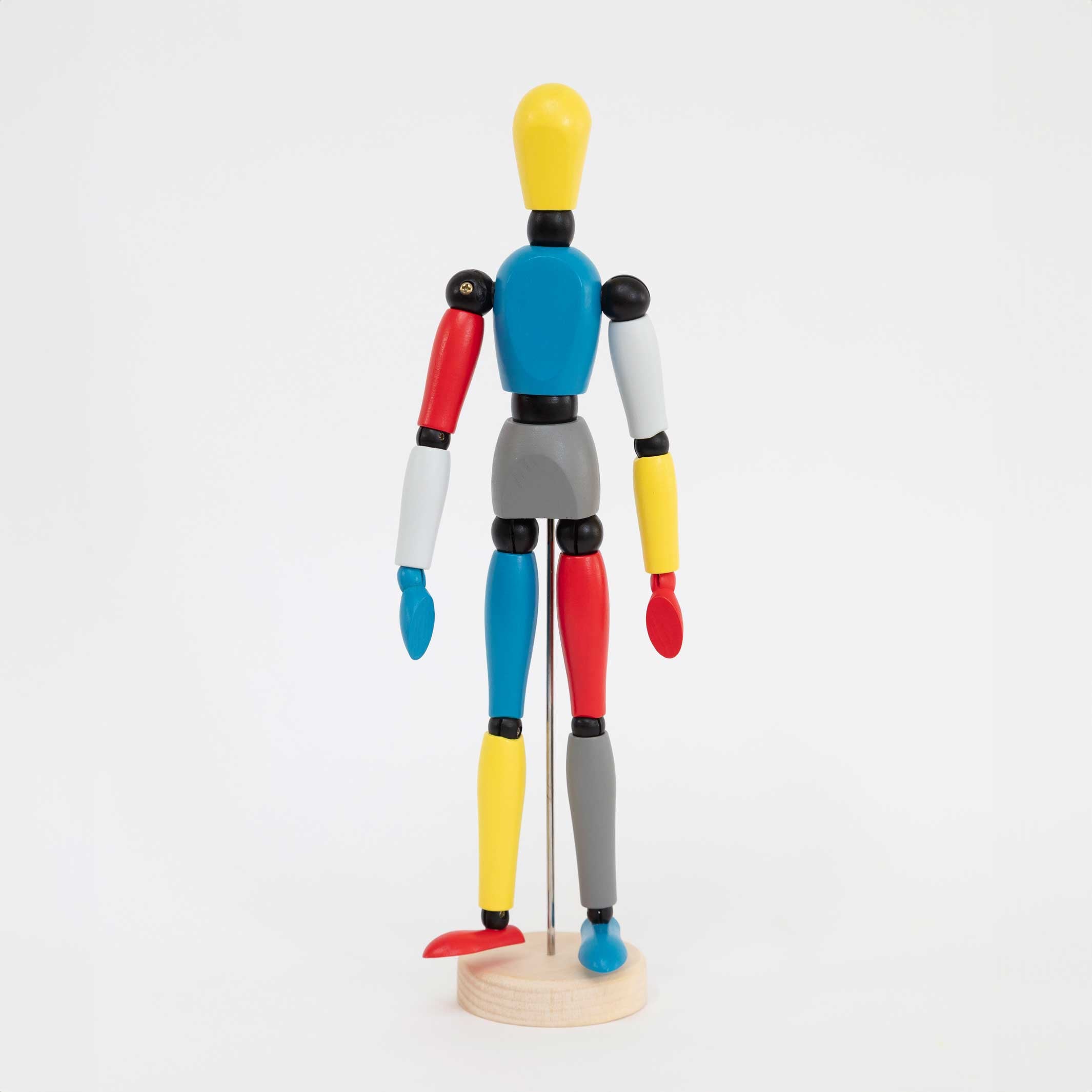 PIET Le Mannequin de l'Artiste | Poupée articulée en bois | Conception de blocs