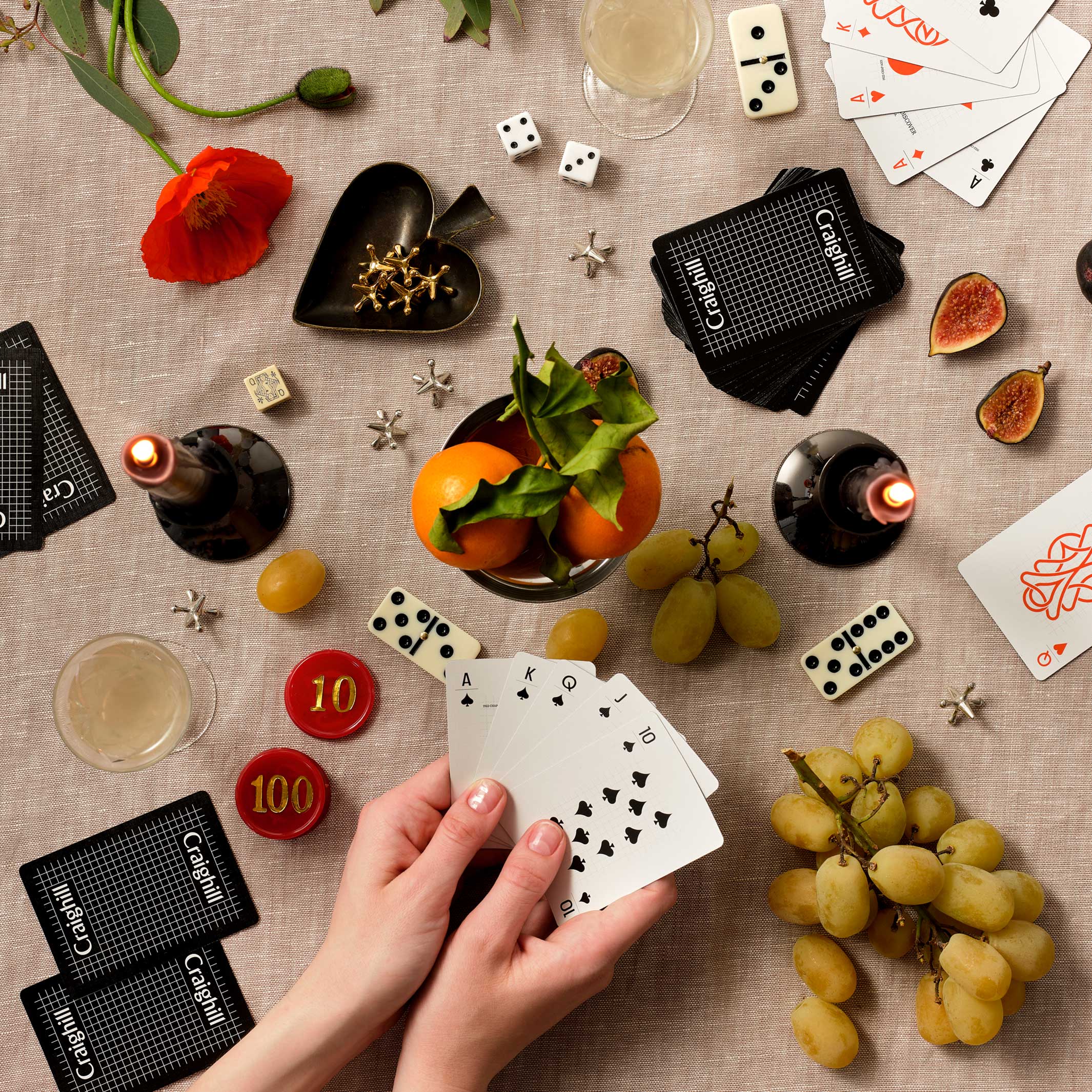 Cartes à jouer | CARTES DE JEU noires dans un emballage noir | Craighill