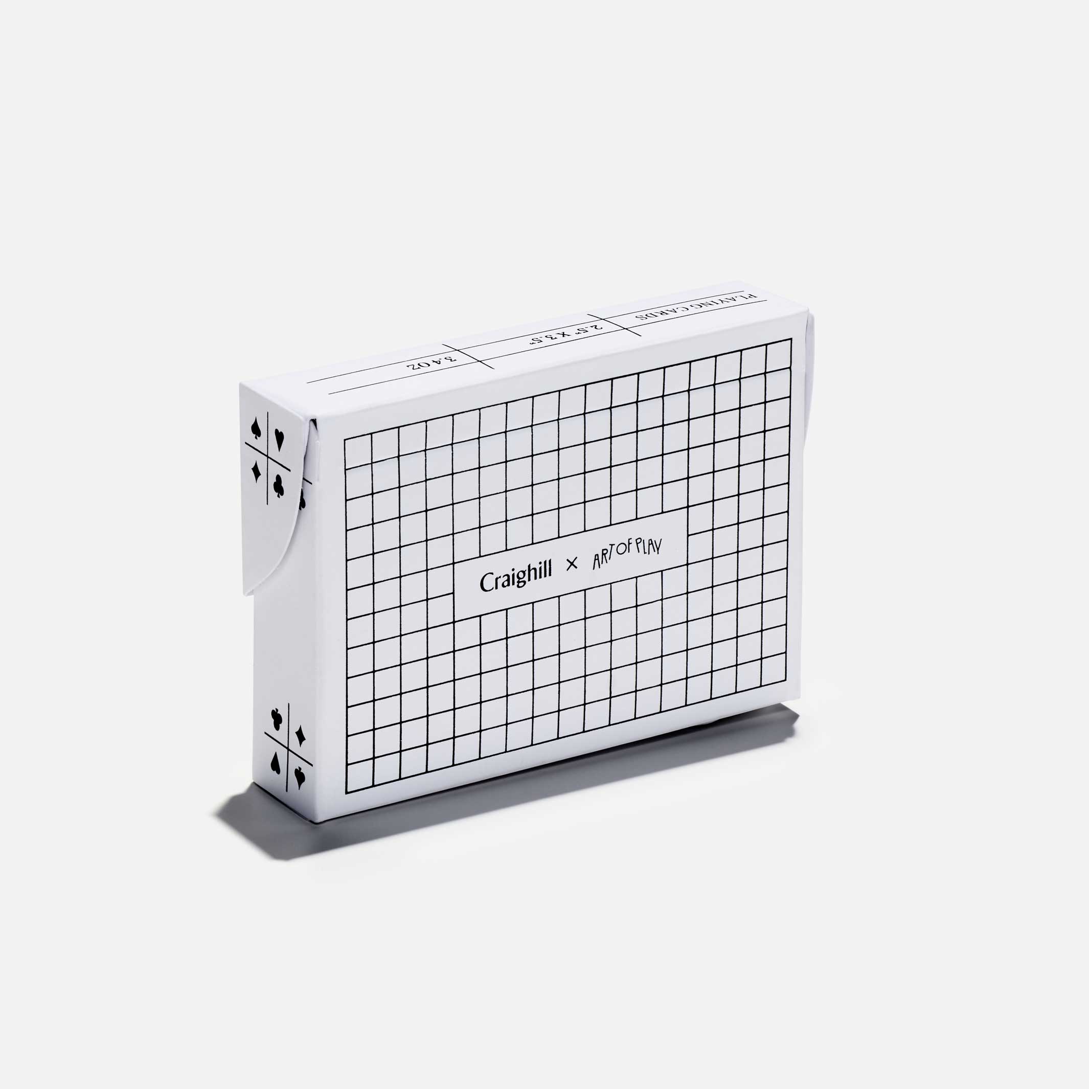 Cartes à jouer | CARTES DE JEU orange dans un emballage blanc | Craighill