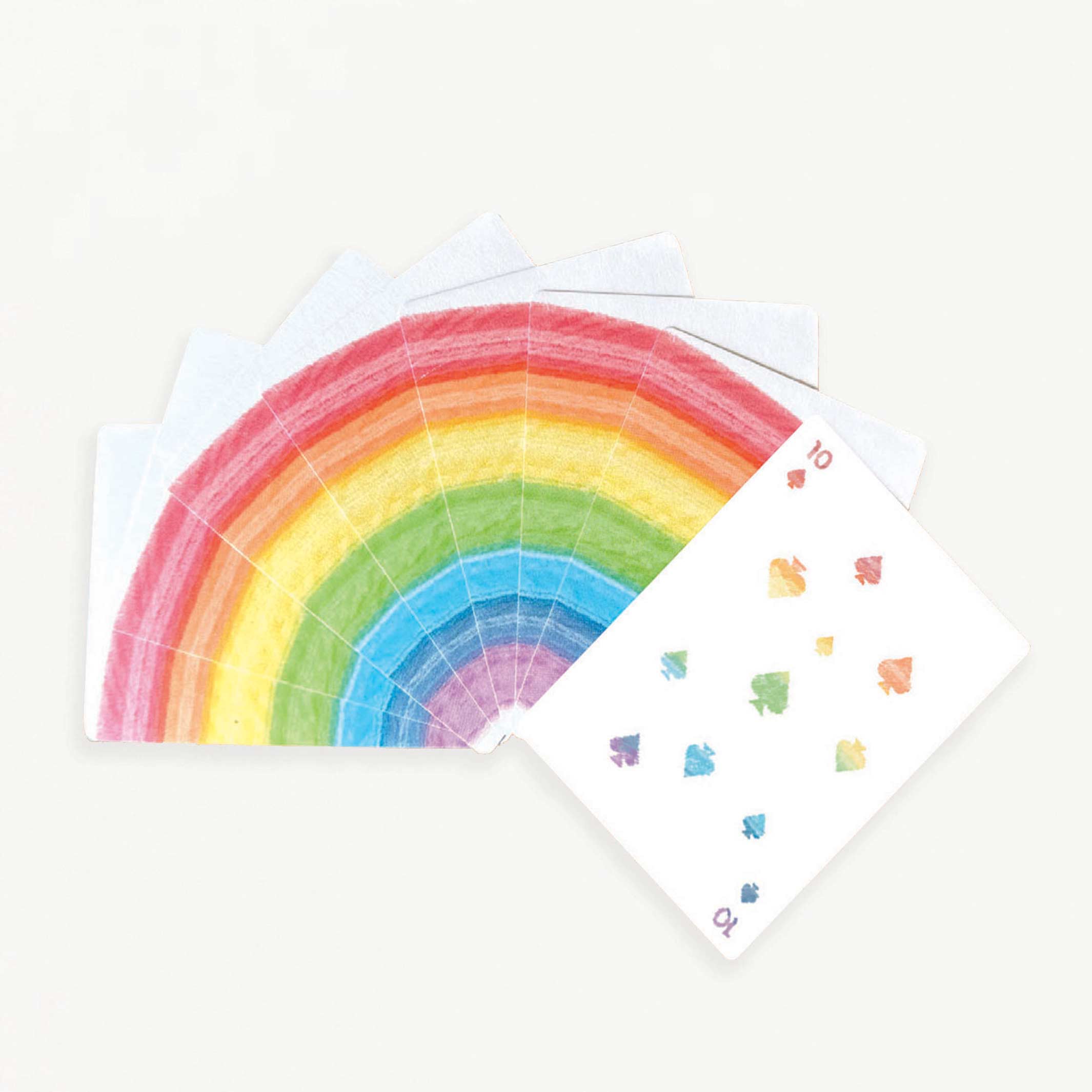 Spielkarten Rainbow – Regenbogen · 52 Karten | Block Design