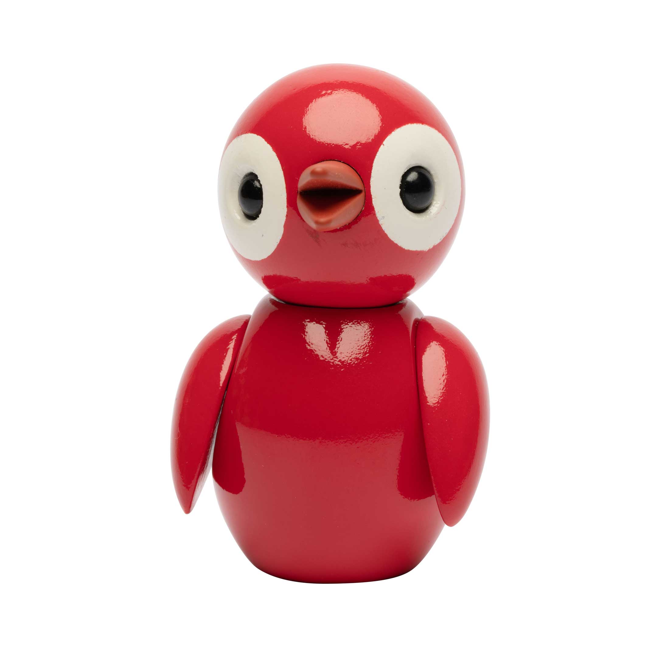 REMARQUABLE RED - Petit oiseau décoratif en bois rouge - Spring Birds - Chresten Sommer | Printemps Copenhague