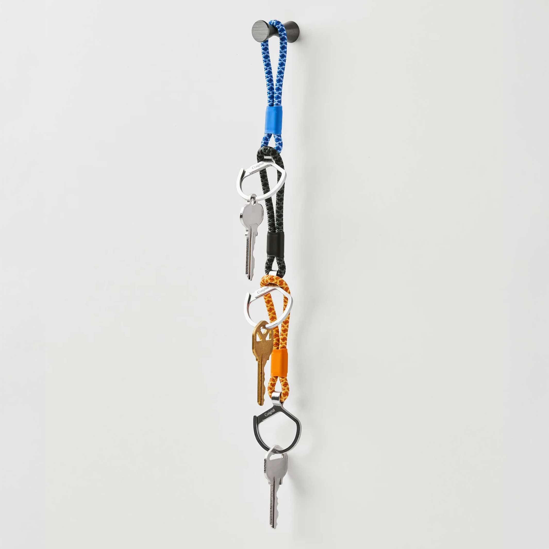ROPE SPLIT RING - Schlüsselanhänger Gelb-Orange | Craighill