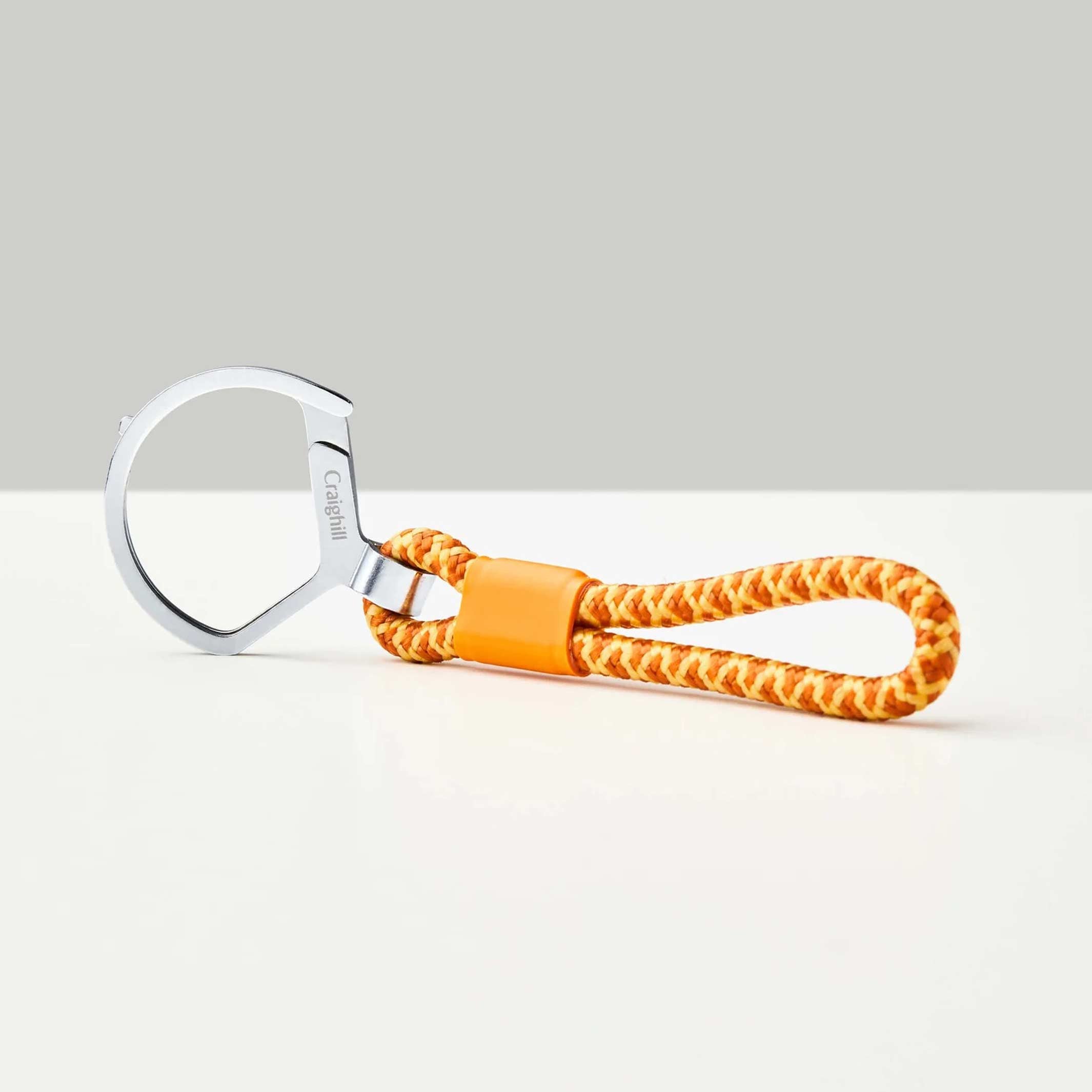 ROPE SPLIT RING - Schlüsselanhänger Gelb-Orange | Craighill
