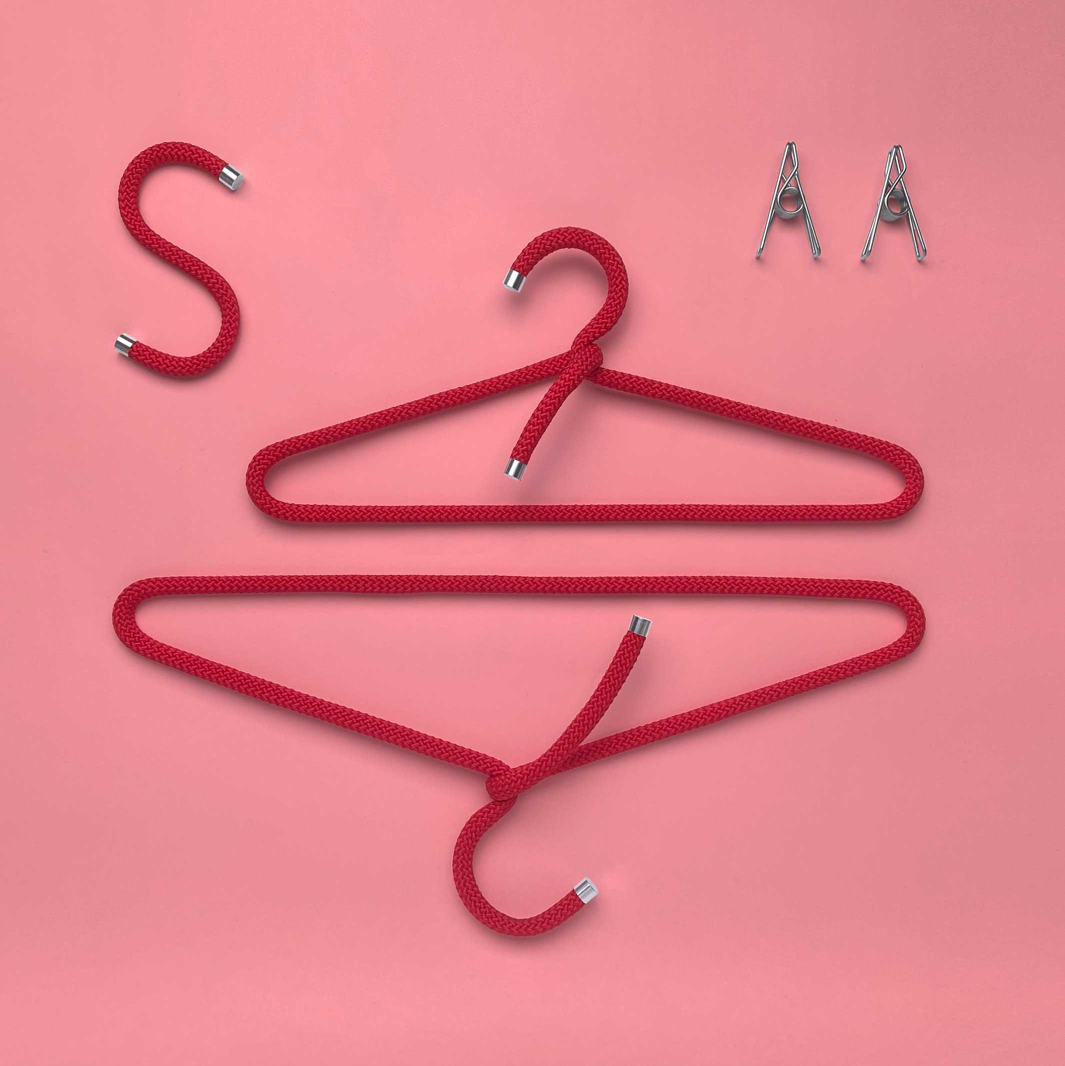ROPE CLIPS KLAMMERN | Funktionserweiterung Deiner Kleiderbügel, Garderoben & S-Haken | 6er Set | Peppermint Products
