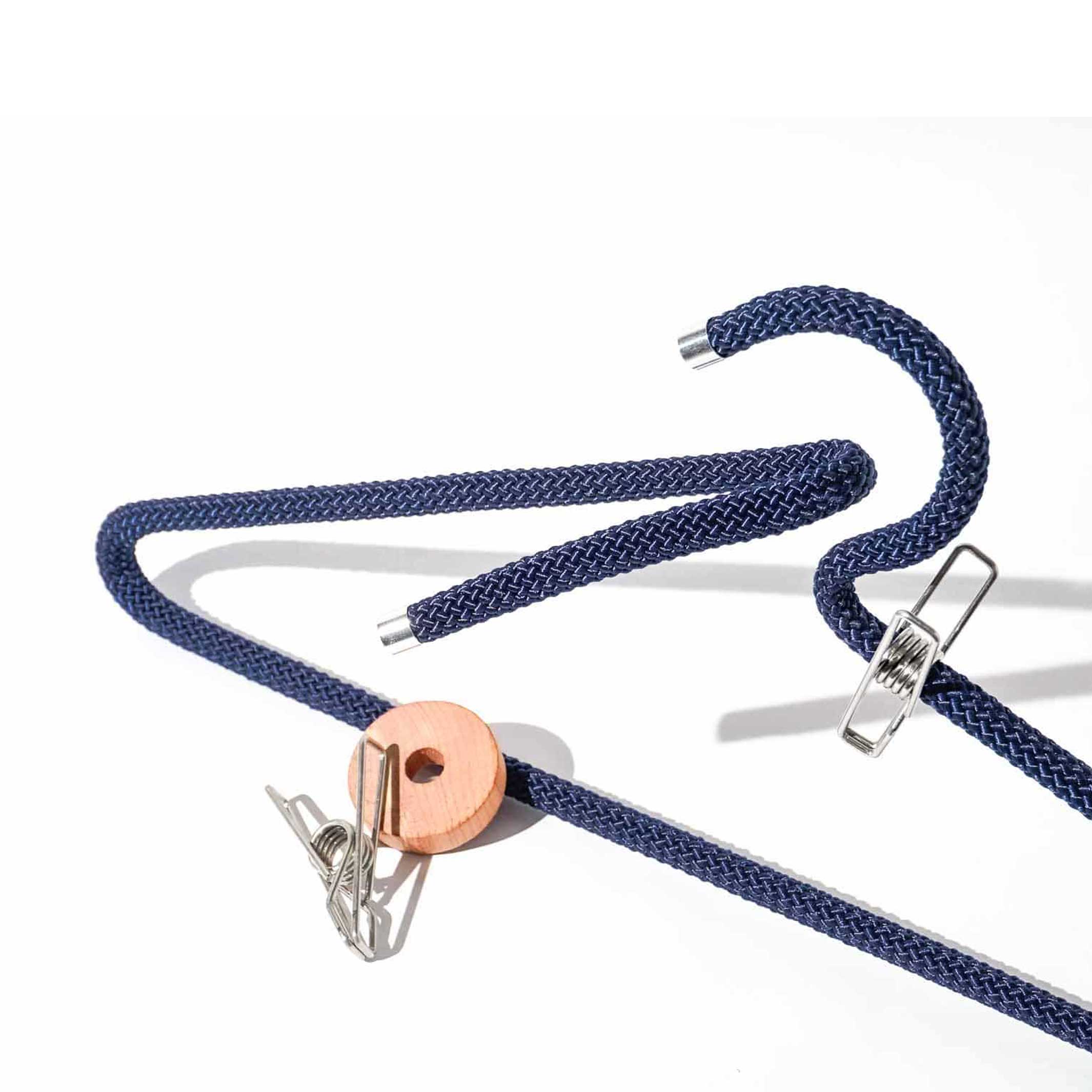 ROPE CLIPS KLAMMERN | Funktionserweiterung Deiner Kleiderbügel, Garderoben & S-Haken | 6er Set | Peppermint Products