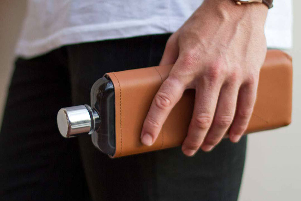 SLIM memobottle | flache wiederverwendbare TRINK- & WASSERFLASCHE | 450ml