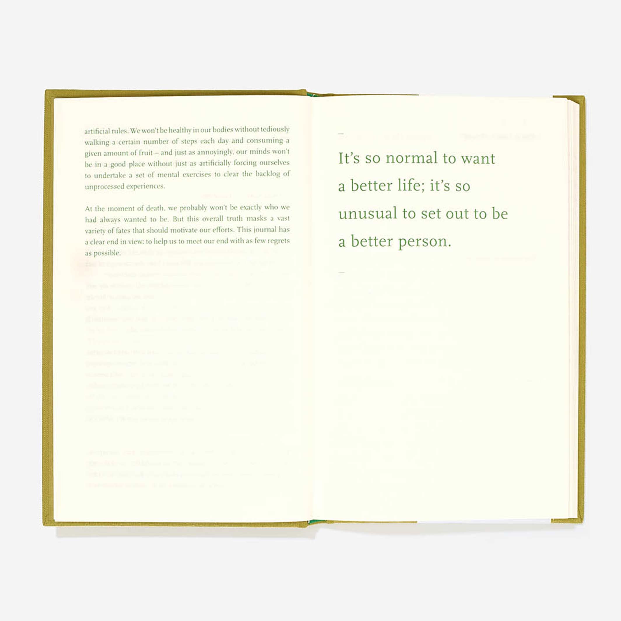 SELF-IMPROVEMENT - Journal for Vows, Goals & Aspirations - English Edition | The School of Life