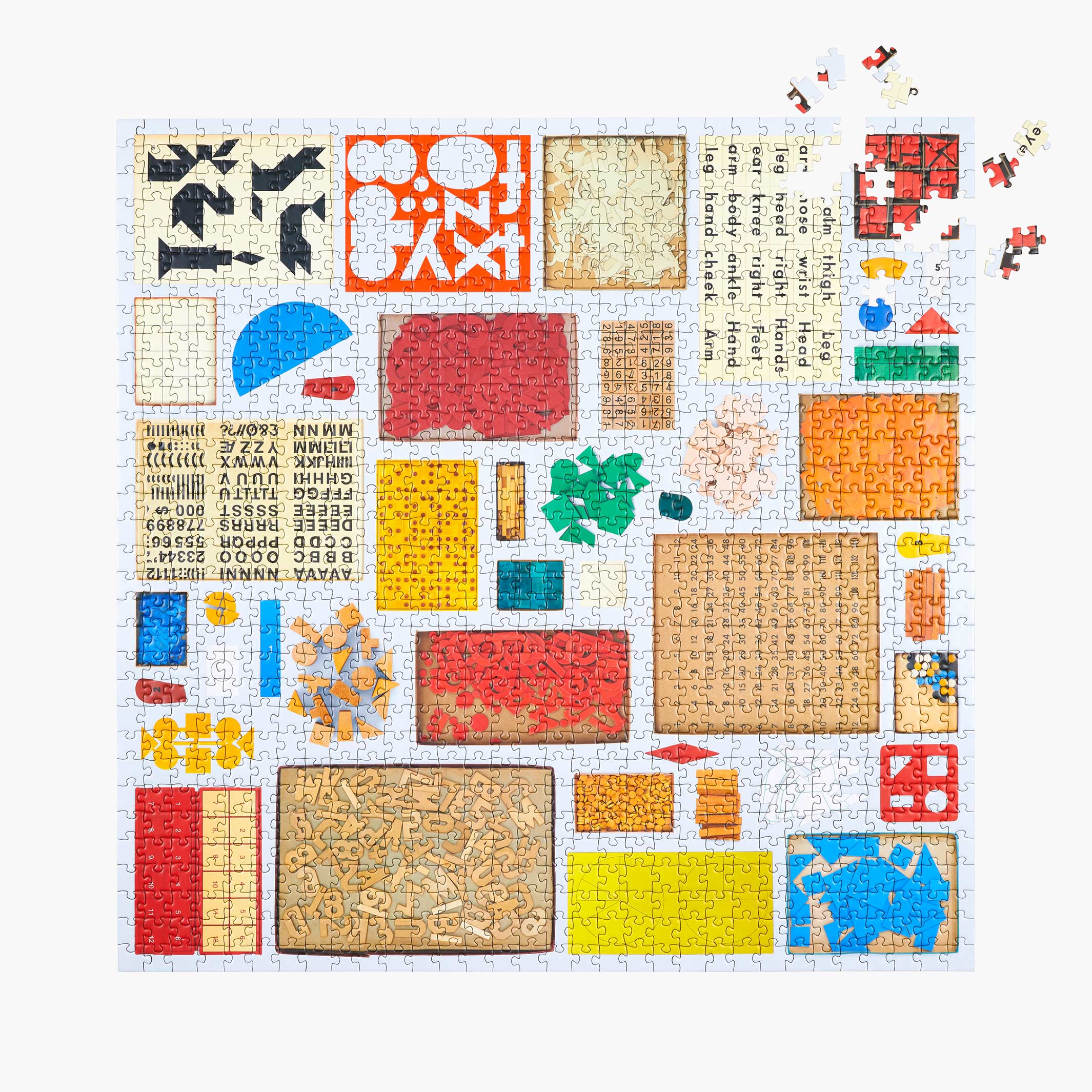 SEVERAL FOUND THINGS - Puzzle 1.000 Teile - Micah Lexier | parkside