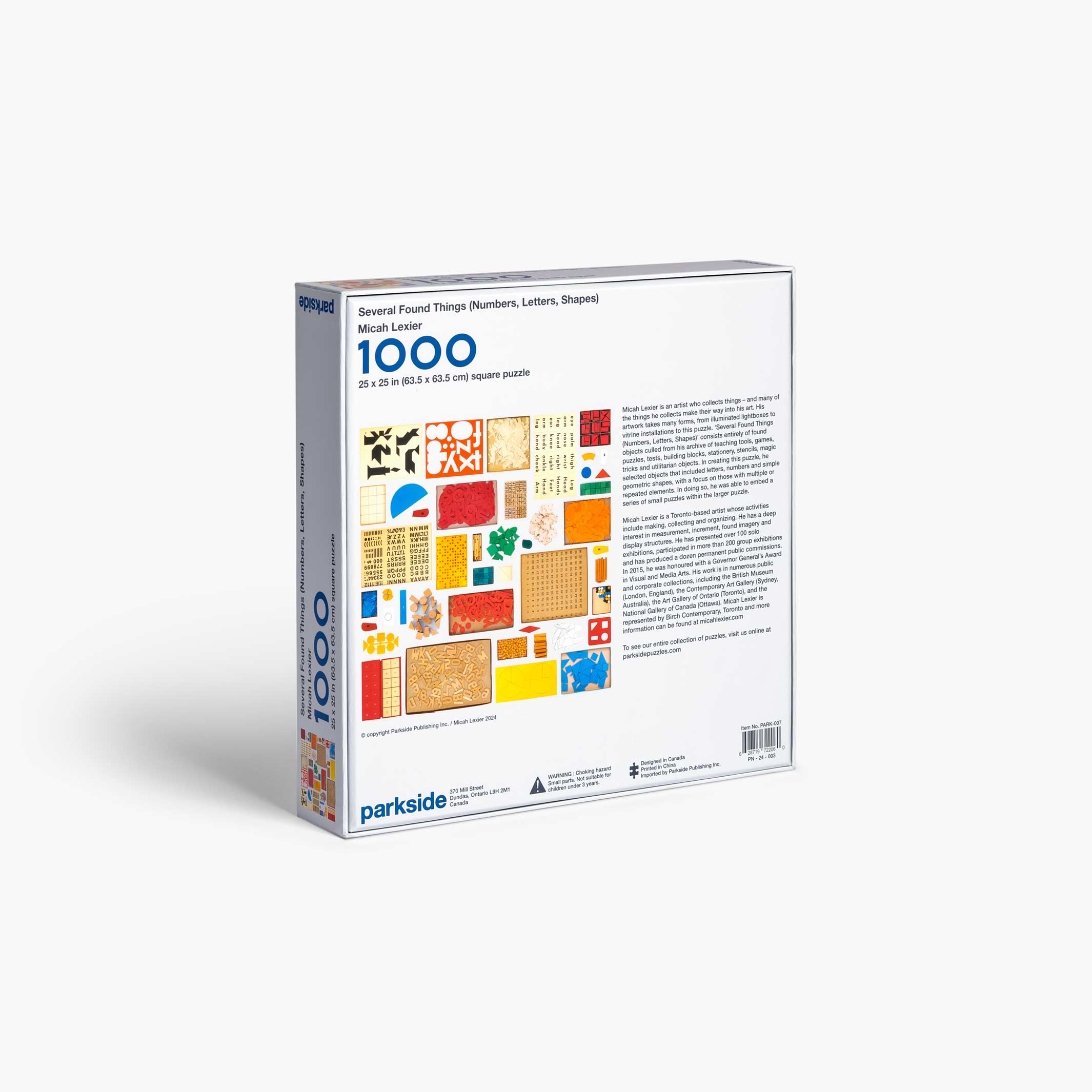 SEVERAL FOUND THINGS - Puzzle 1.000 Teile - Micah Lexier | parkside