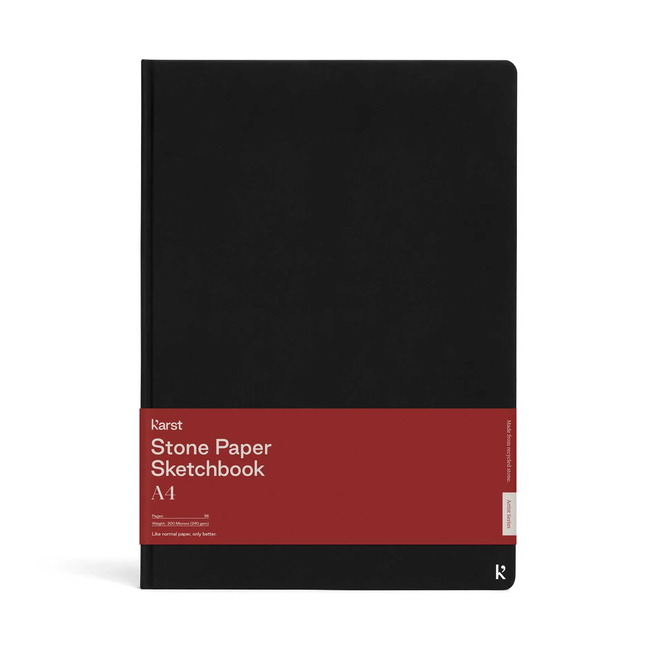 Hardcover SKETCHBOOK | Black | Karst Stone Paper
