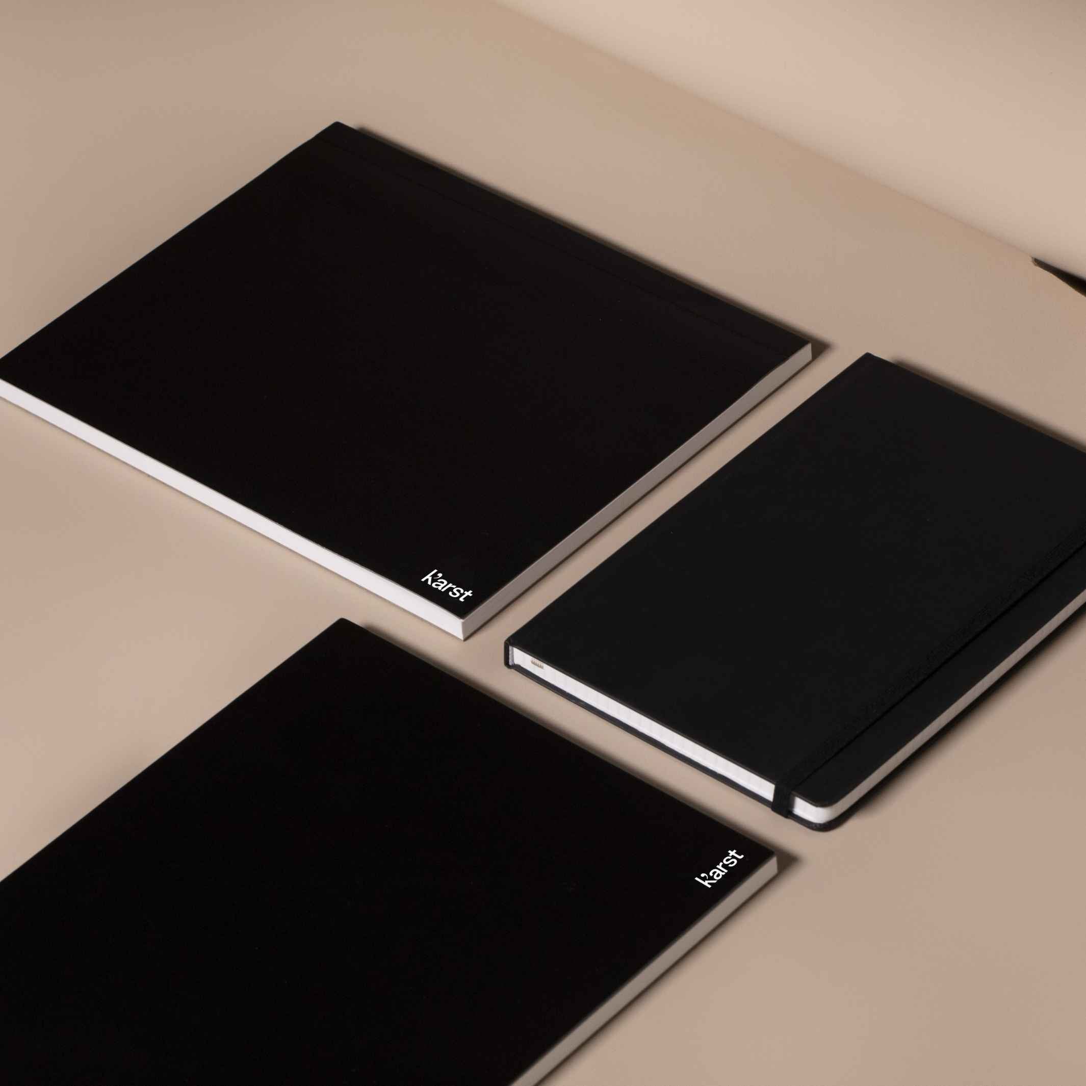 Hardcover SKETCHPAD - Black | Karst Stone Paper