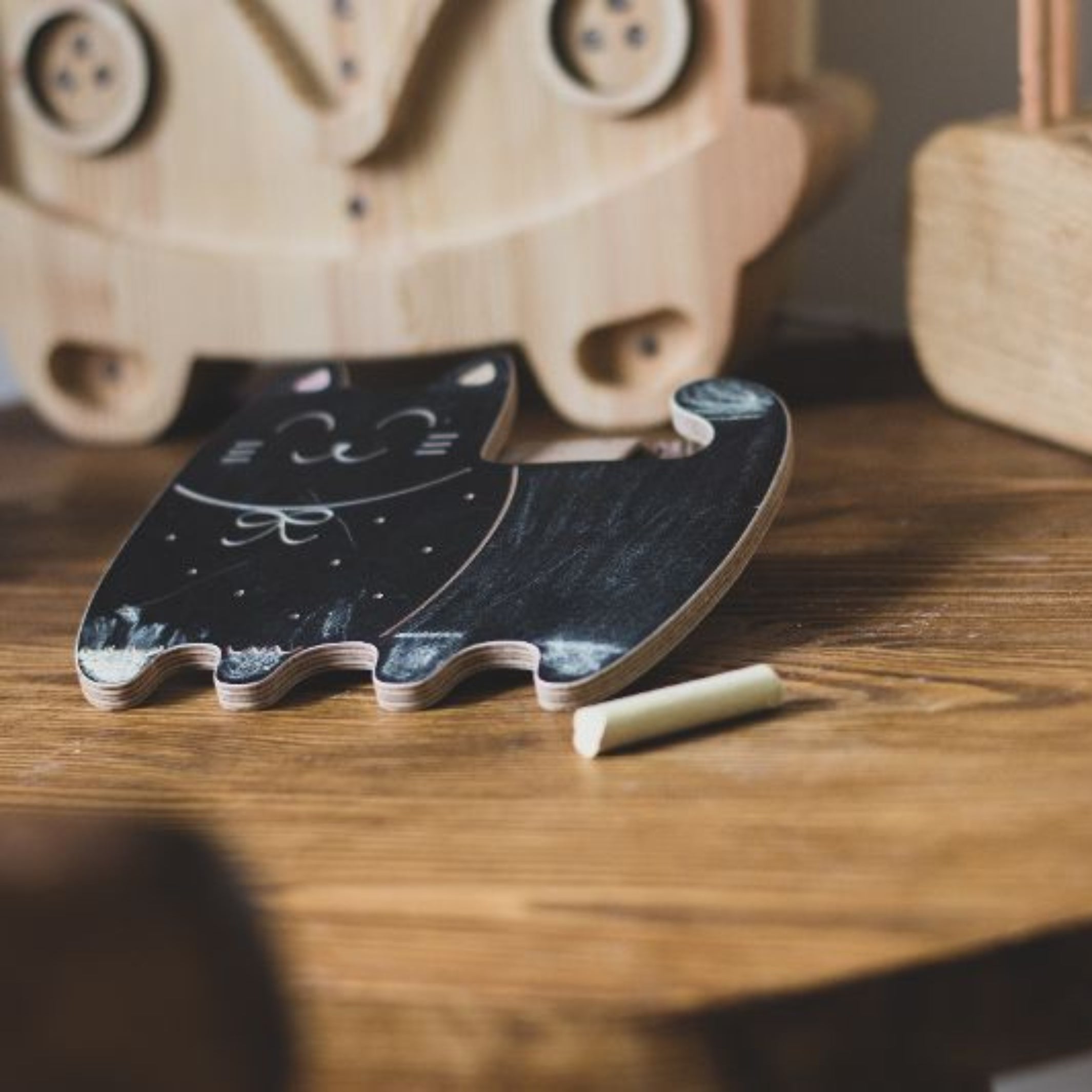 DER KATER - Kreidetafel aus Holz | milin