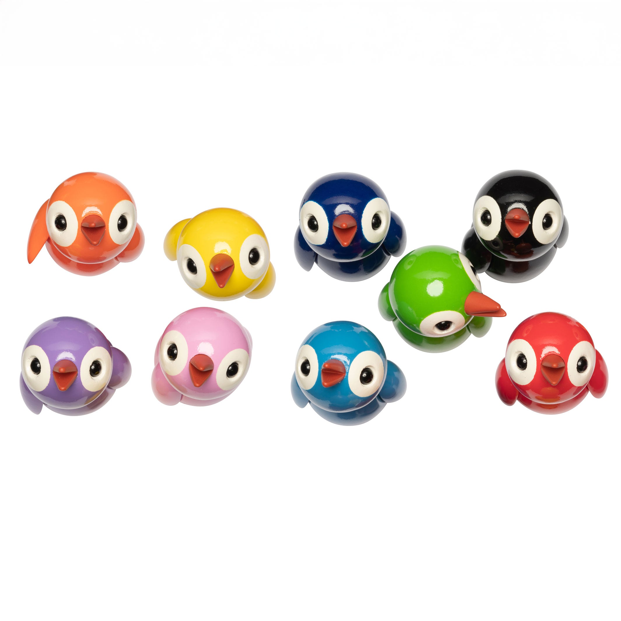 PLAYFUL PURPLE - Small Wooden Decorative Bird - Spring Birds - Chresten Sommer | Spring Copenhagen