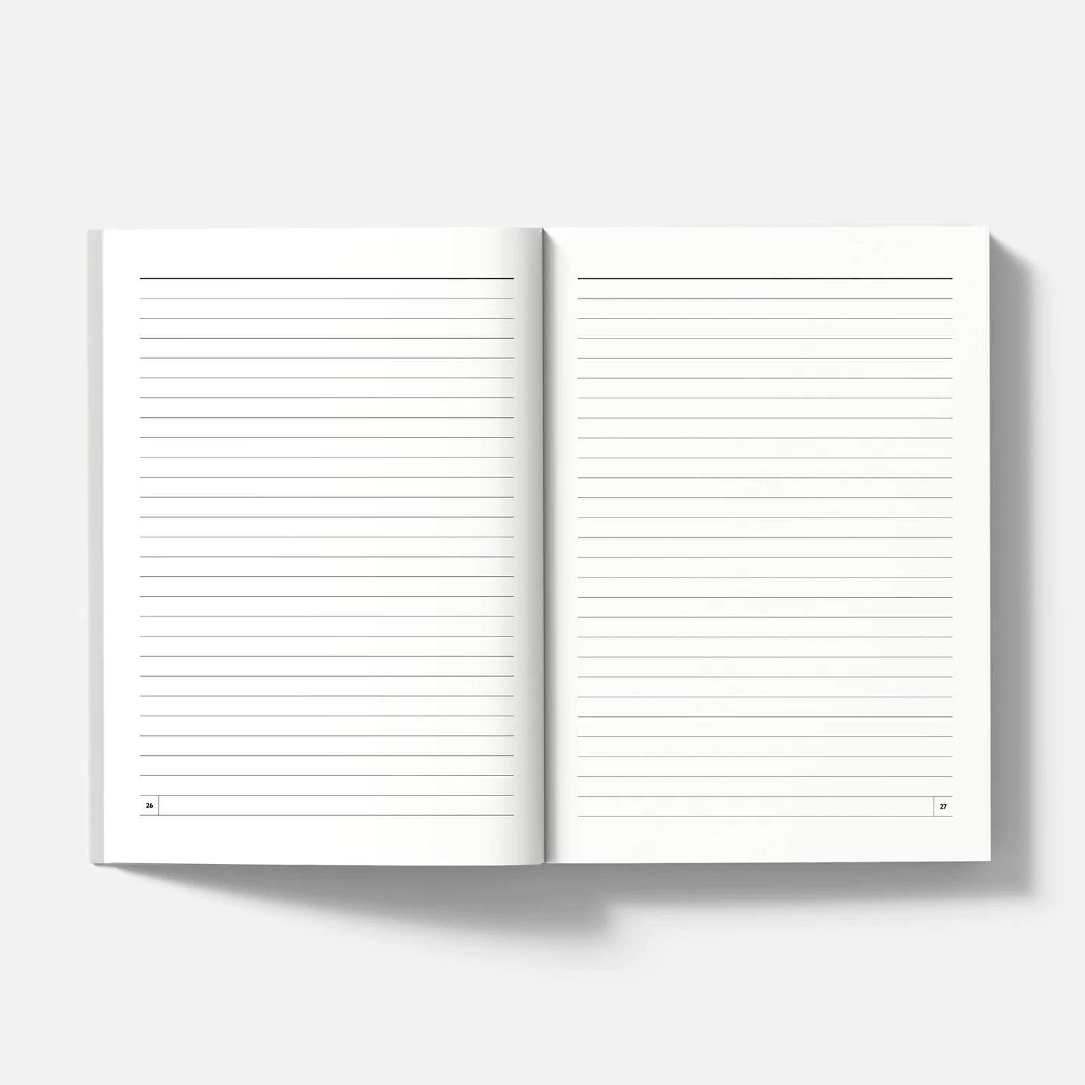 ST. KILDA LINED NOTEBOOK - liniertes Notizbuch - B6 & 144 Seiten | nolki