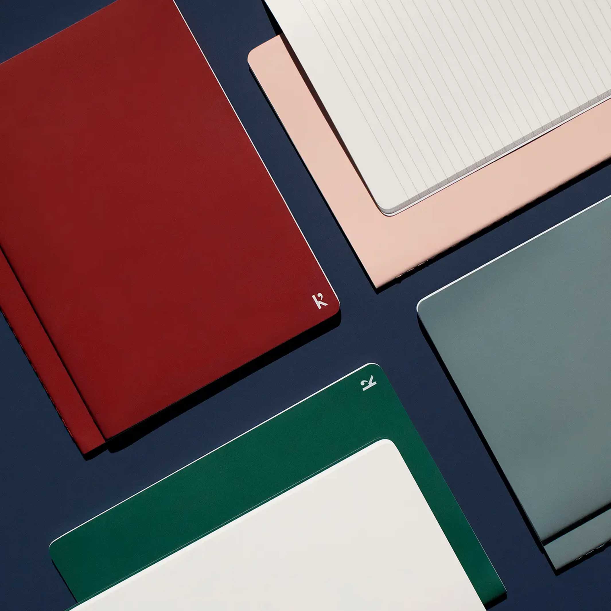 Softcover JOURNALS | Twin Pack | A5 lined & blank | Karst Stone Paper