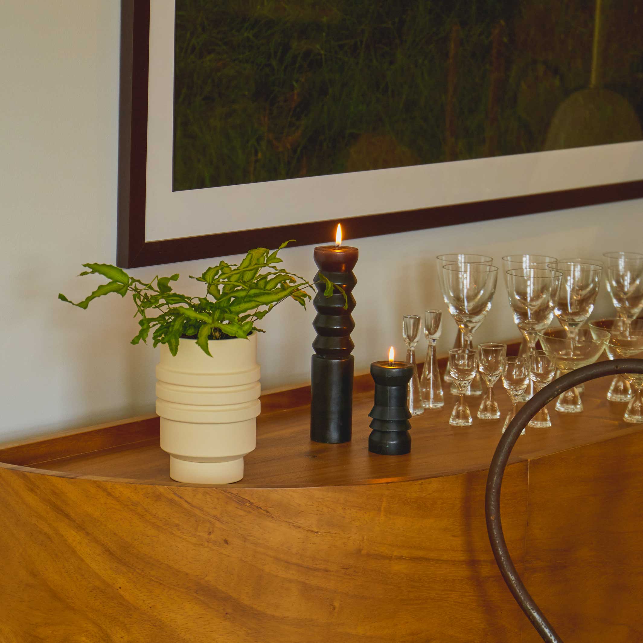 STRATA PLANT VESSEL | Creme PLANTER | Simone Brewster | Areaware