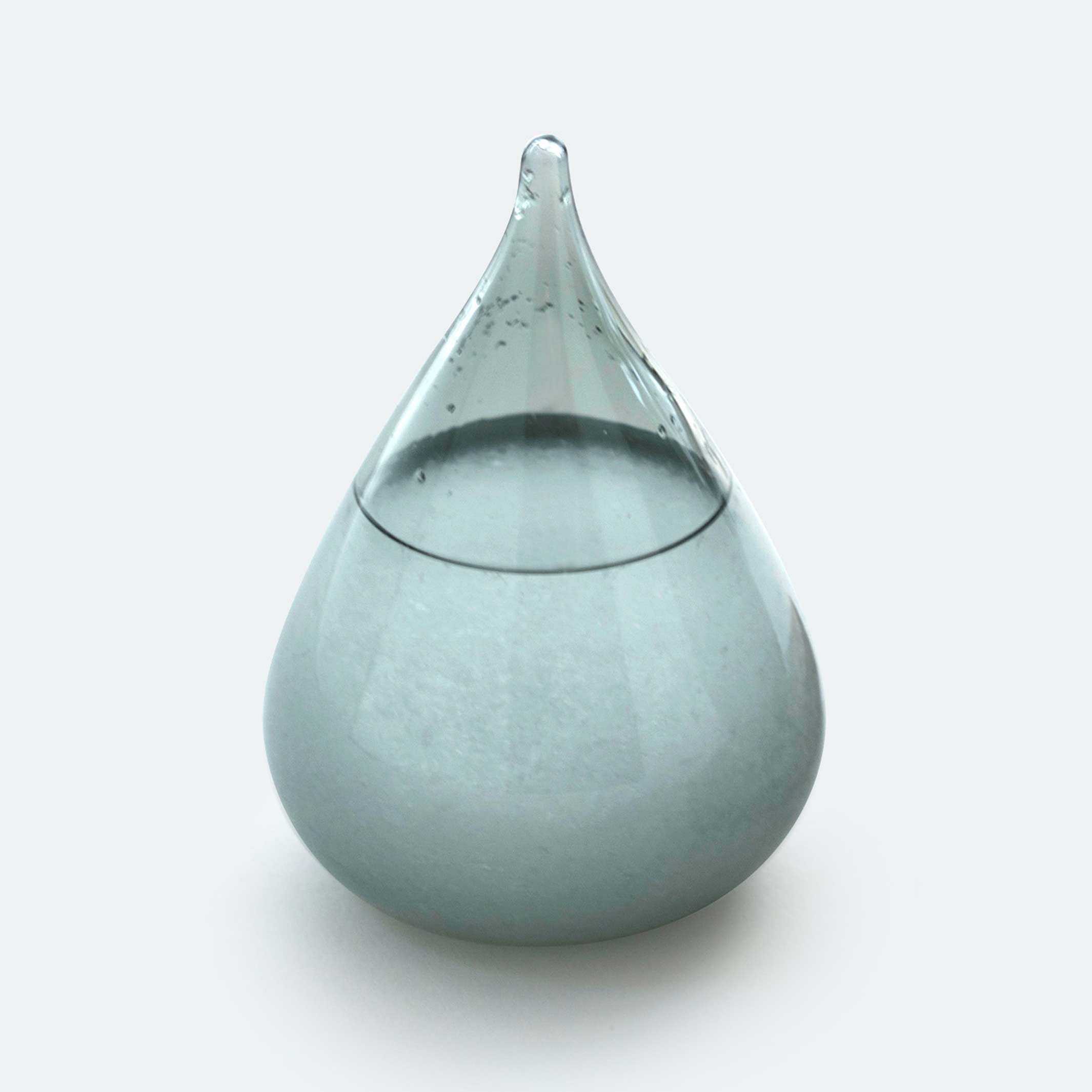 TEMPO DROP Mini Dunkel | GLAS-OBJEKT und STURMGLAS | H=11 cm | 100percent