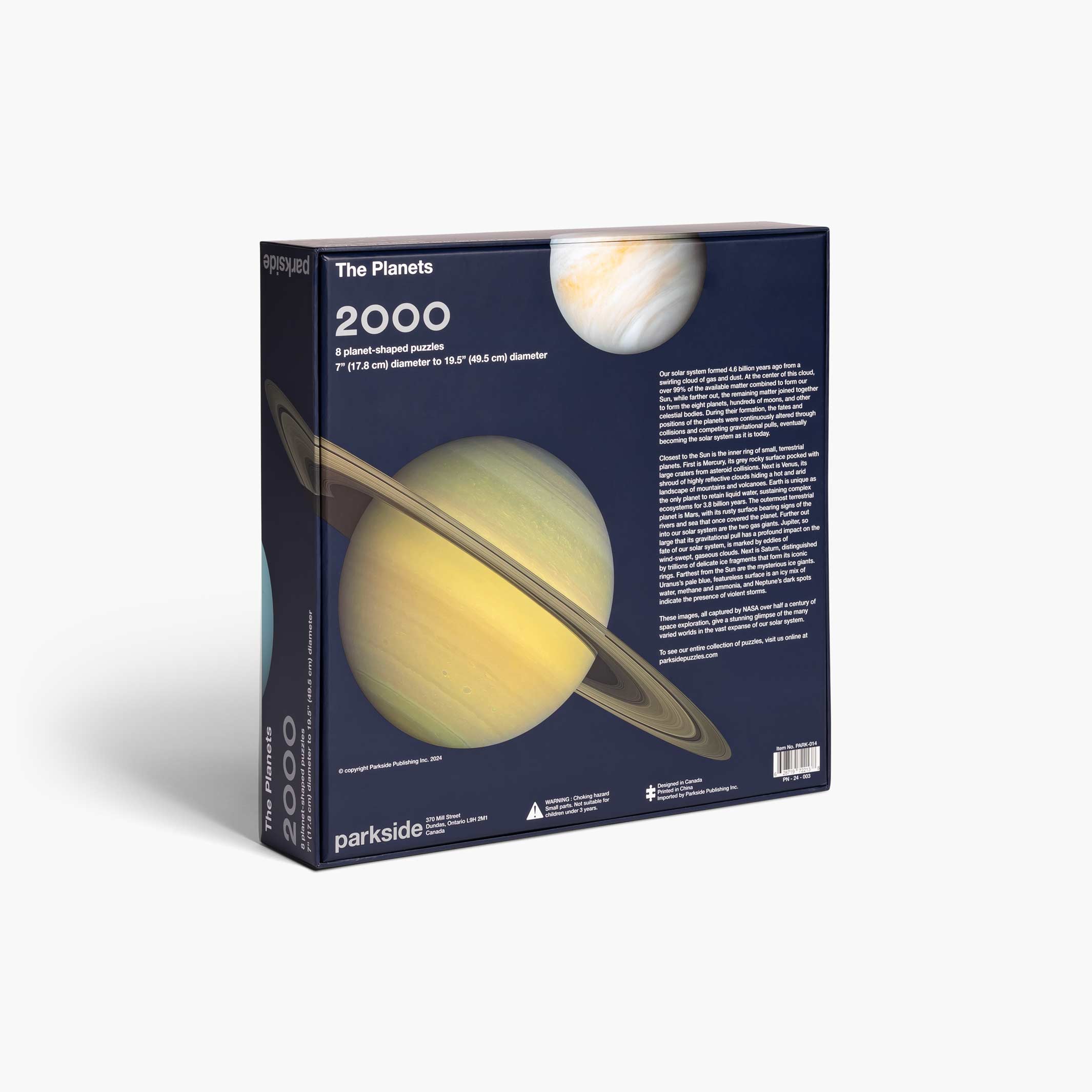 THE PLANETS - Set aus acht Planeten Puzzles - 2.000 Teile | parkside