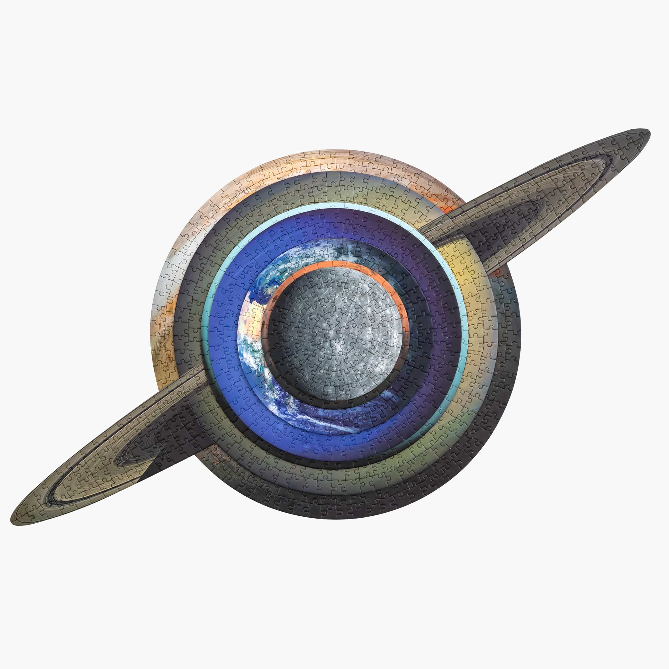 THE PLANETS - Set aus acht Planeten Puzzles - 2.000 Teile | parkside