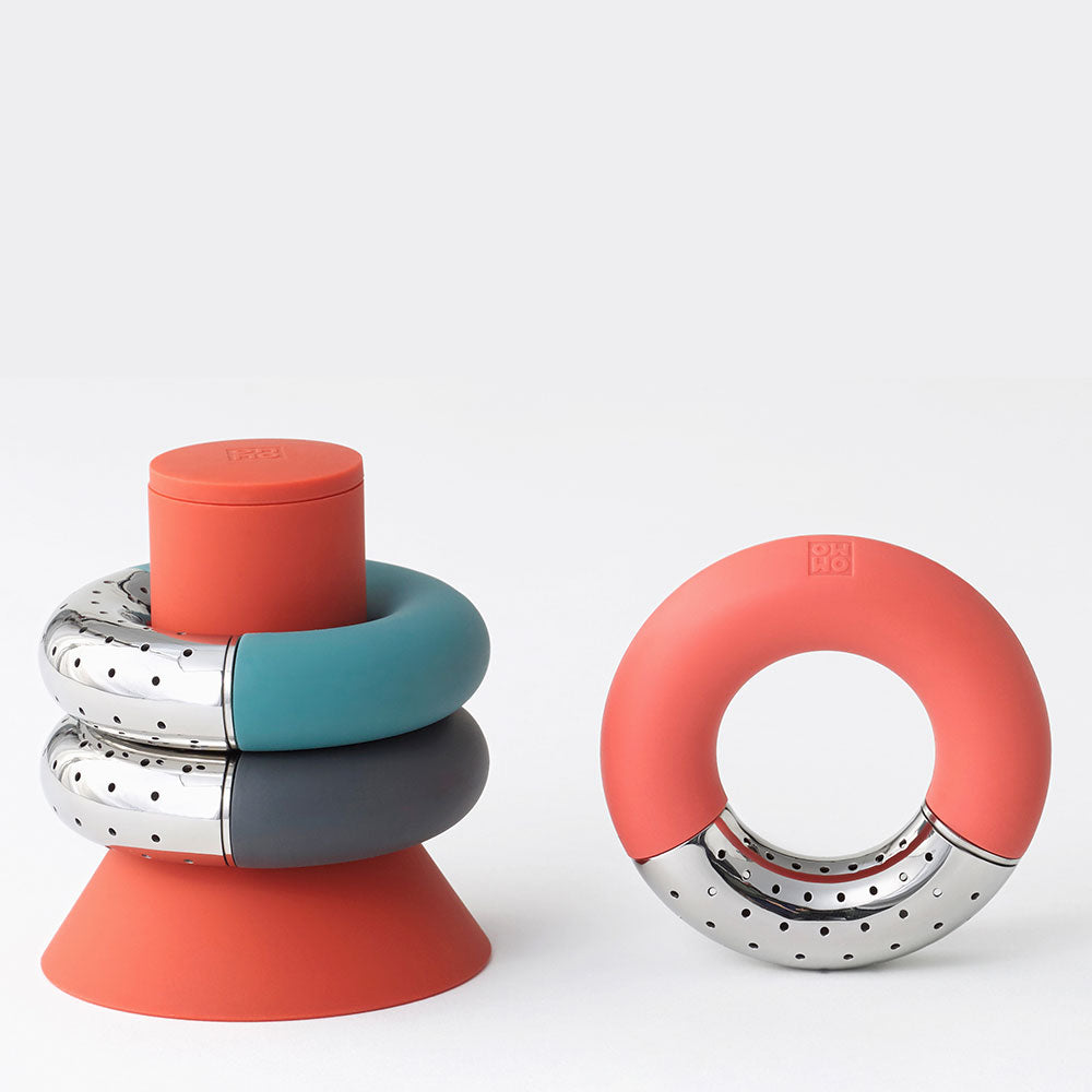 TORUS | TEA INFUSER-SET | 4 pieces | Andrea Ponti | Ommo