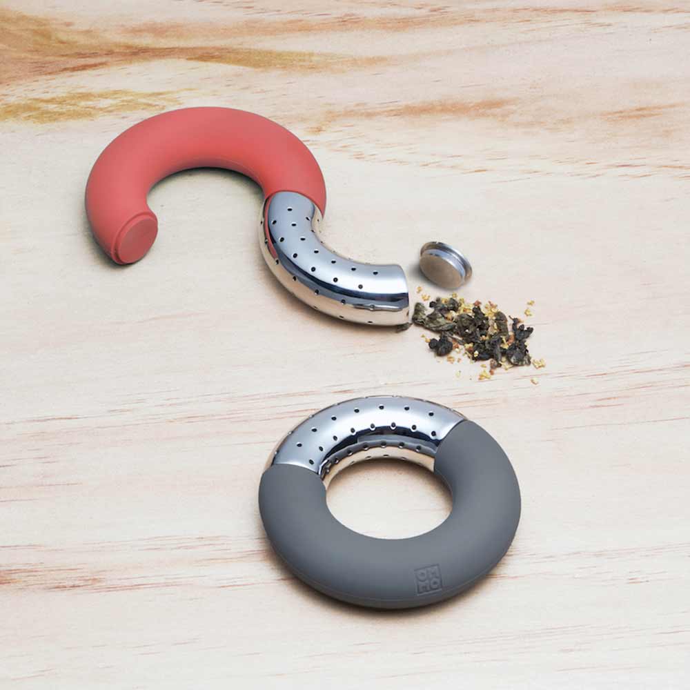 TORUS | TEA INFUSER-SET | 4 pieces | Andrea Ponti | Ommo