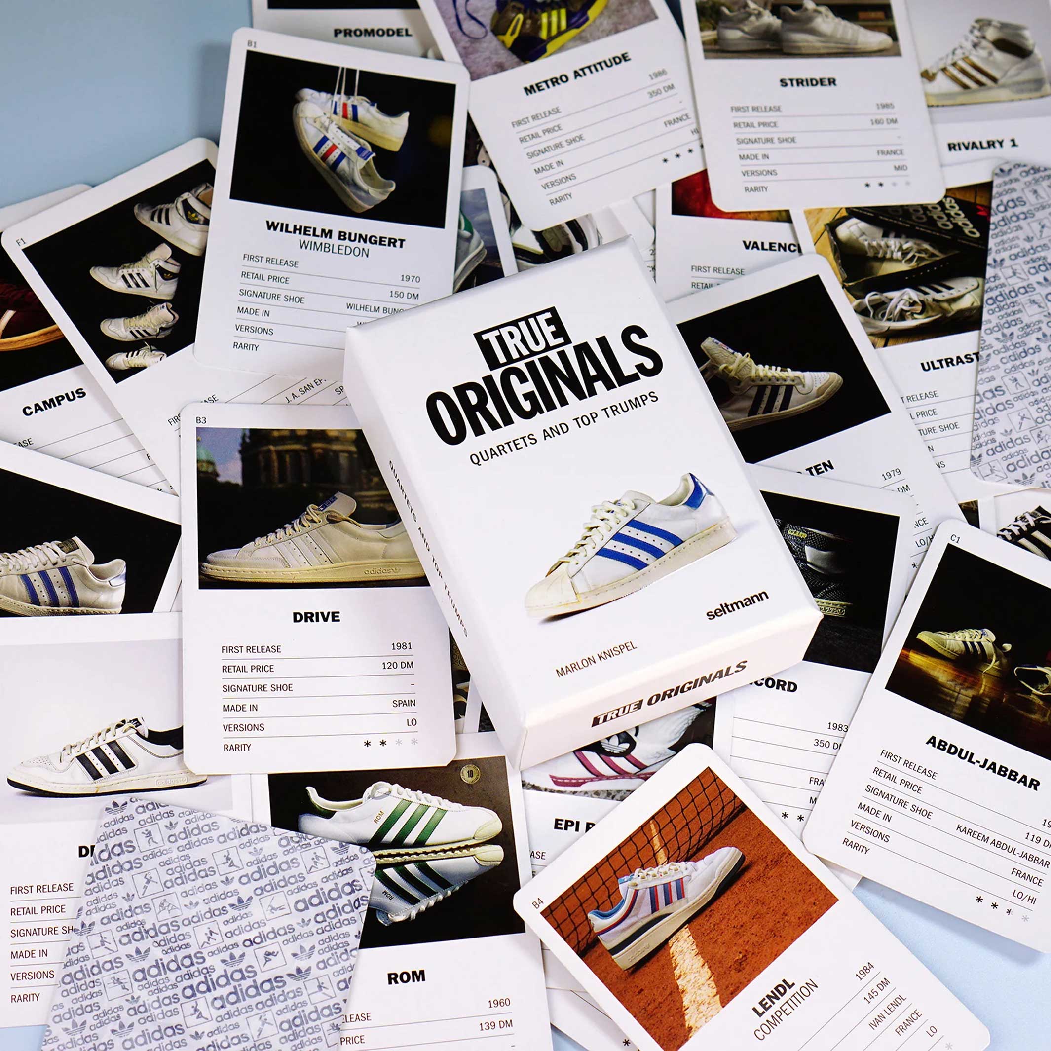 TRUE ORIGINALS QUARTETT | Marlon Knispel | seltmann+söhne