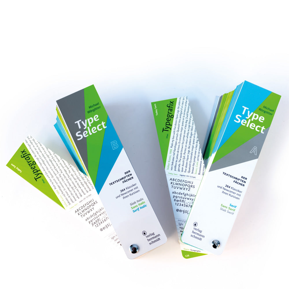TYPESELECT - Fontface-Fan | Michael Wörgötter | Hermann Schmidt Verlag