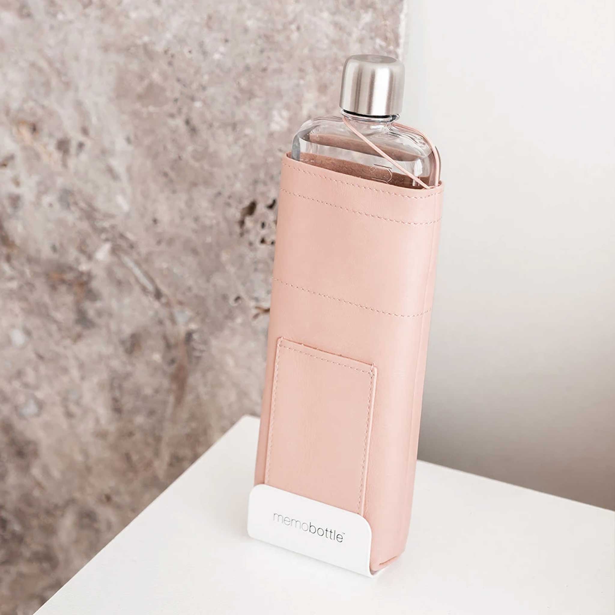 SUPPORT DE BUREAU UNIVERSEL - Support et support pour bouteilles mémo originales (transparentes)