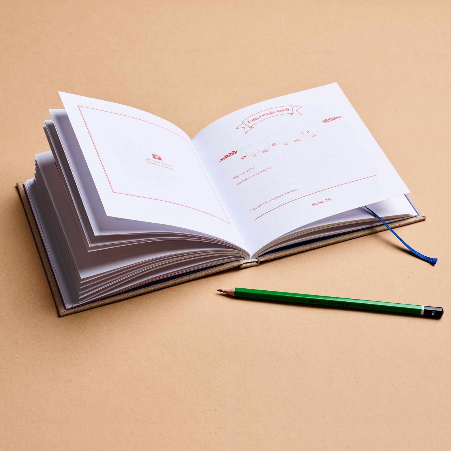 UNTERWEGS | Die wunderbaren Jahre unserer Kinder | TAGEBUCH für REISEN mit der Familie | Stratier