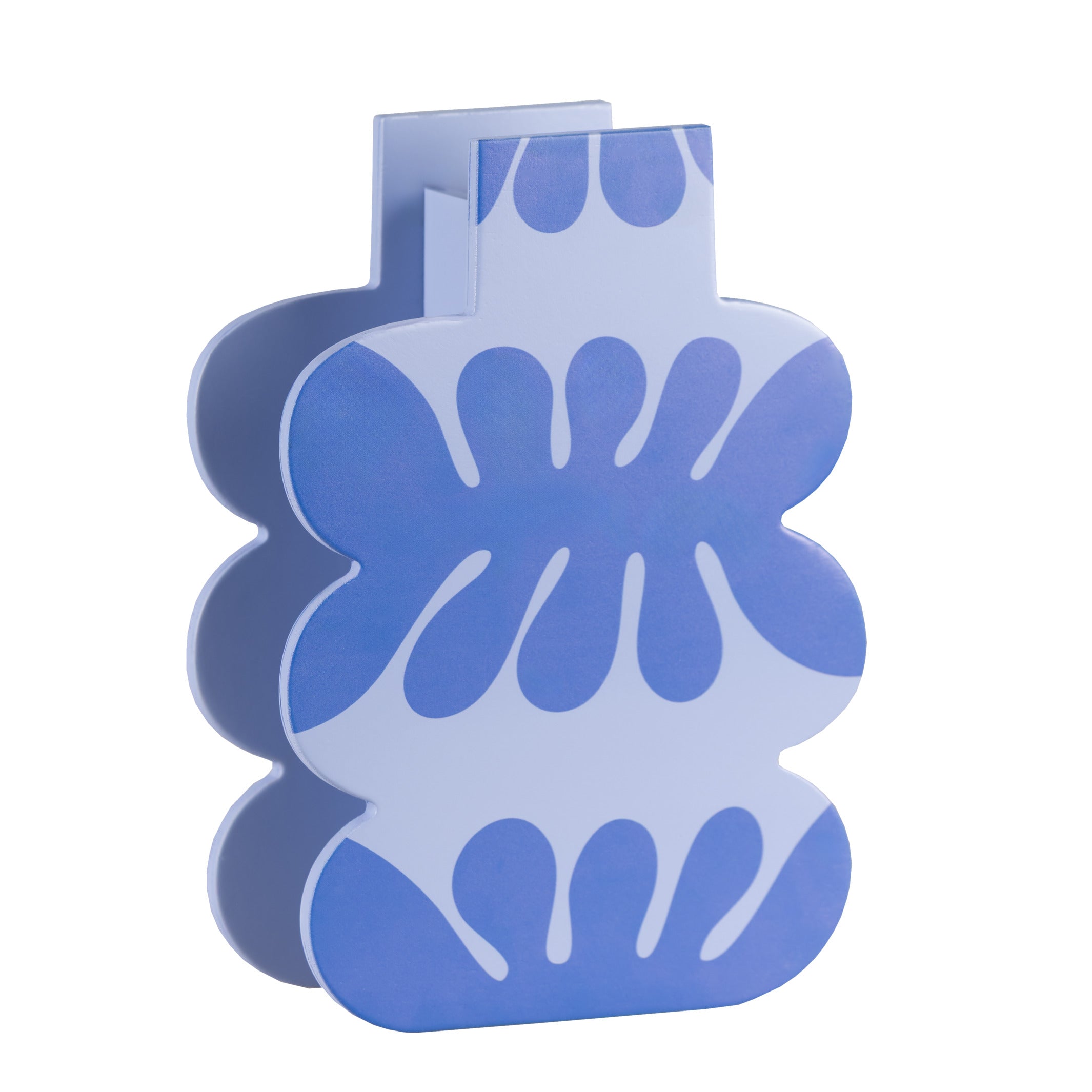 BIG BLUE - Vase aus Holz - mit Glaseinsatz | milin