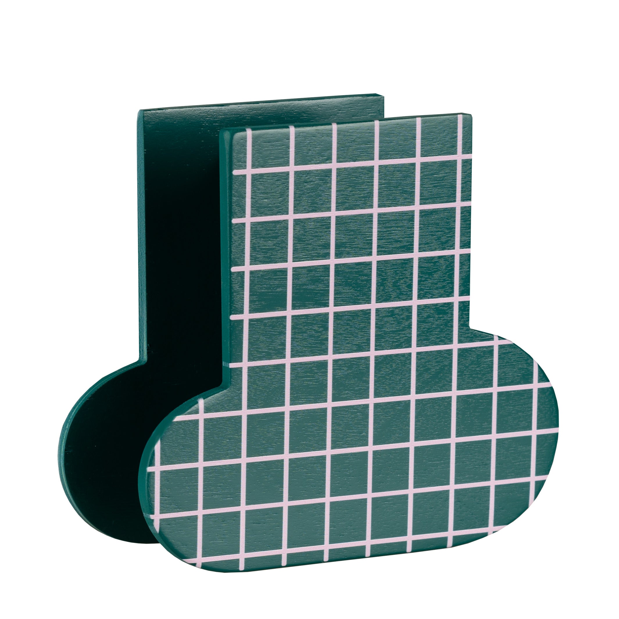 GRID - Vase aus Holz - mit Glaseinsatz | milin