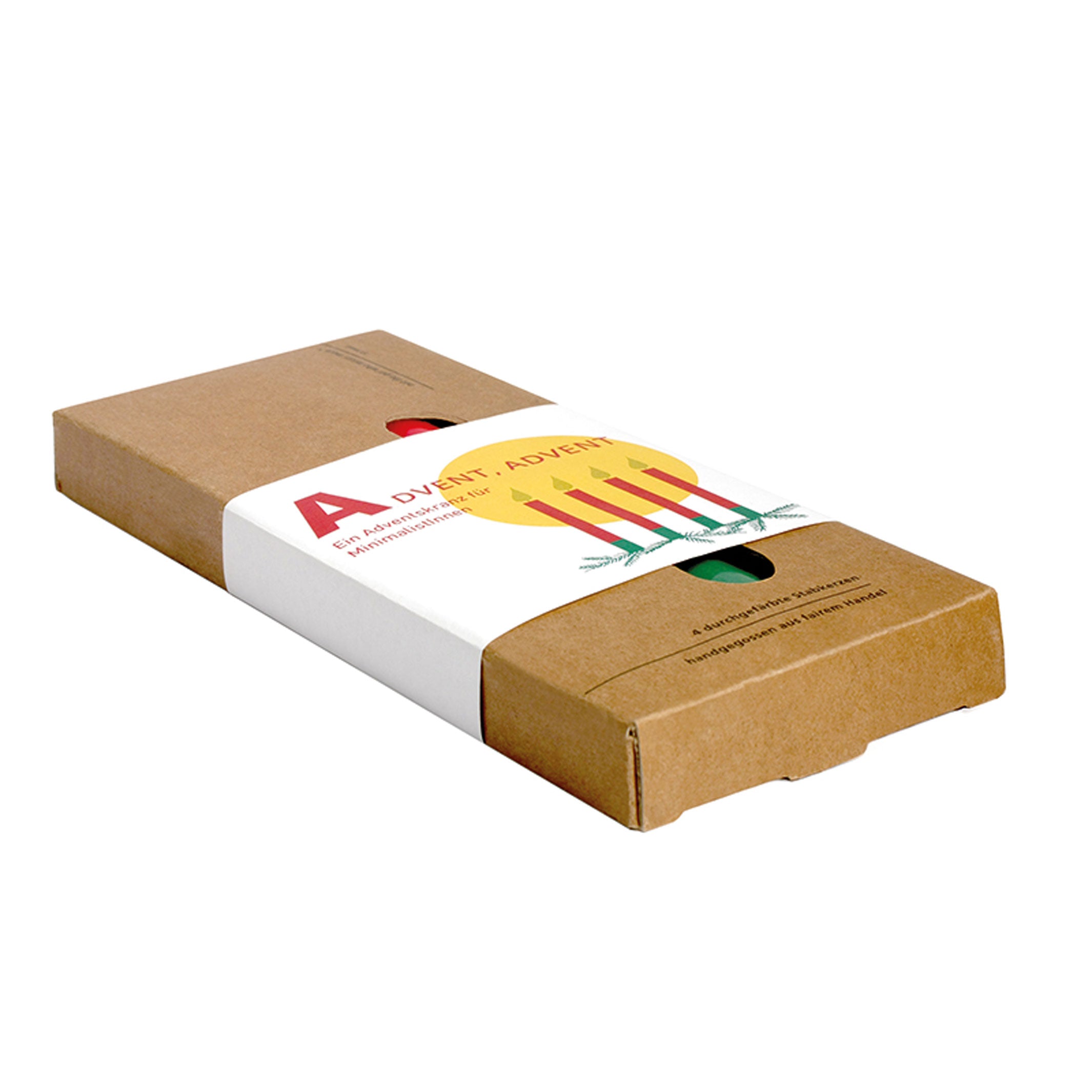 ADVENT WREATH | Thin CHRISTMAS CANDLE | Set of 4 | 8-9 hrs burn time | not the girl who misses much