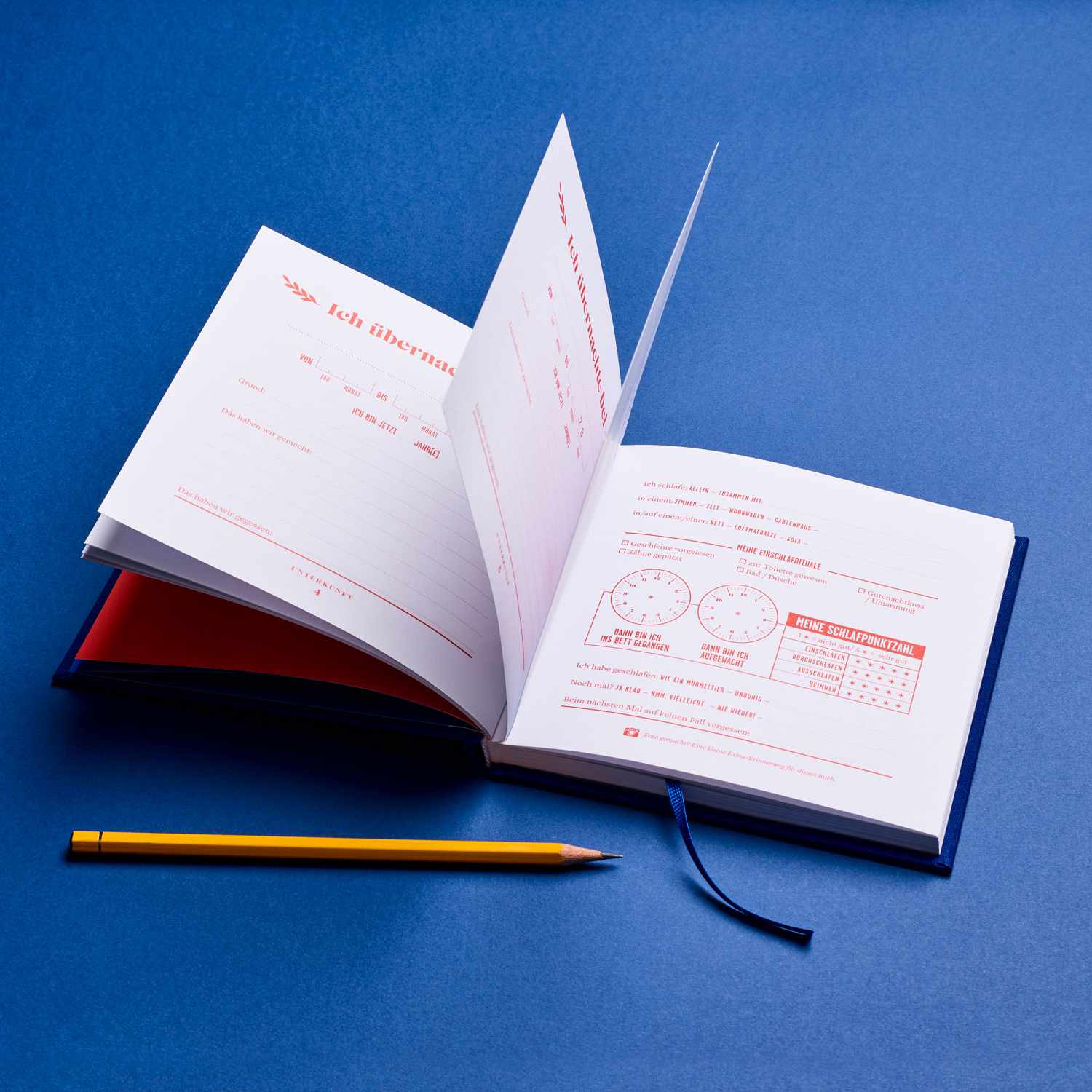 WOANDERS ÜBERNACHTEN | Die wunderbaren Jahre unserer Kinder | TAGEBUCH für deine Übernachtungen | Stratier