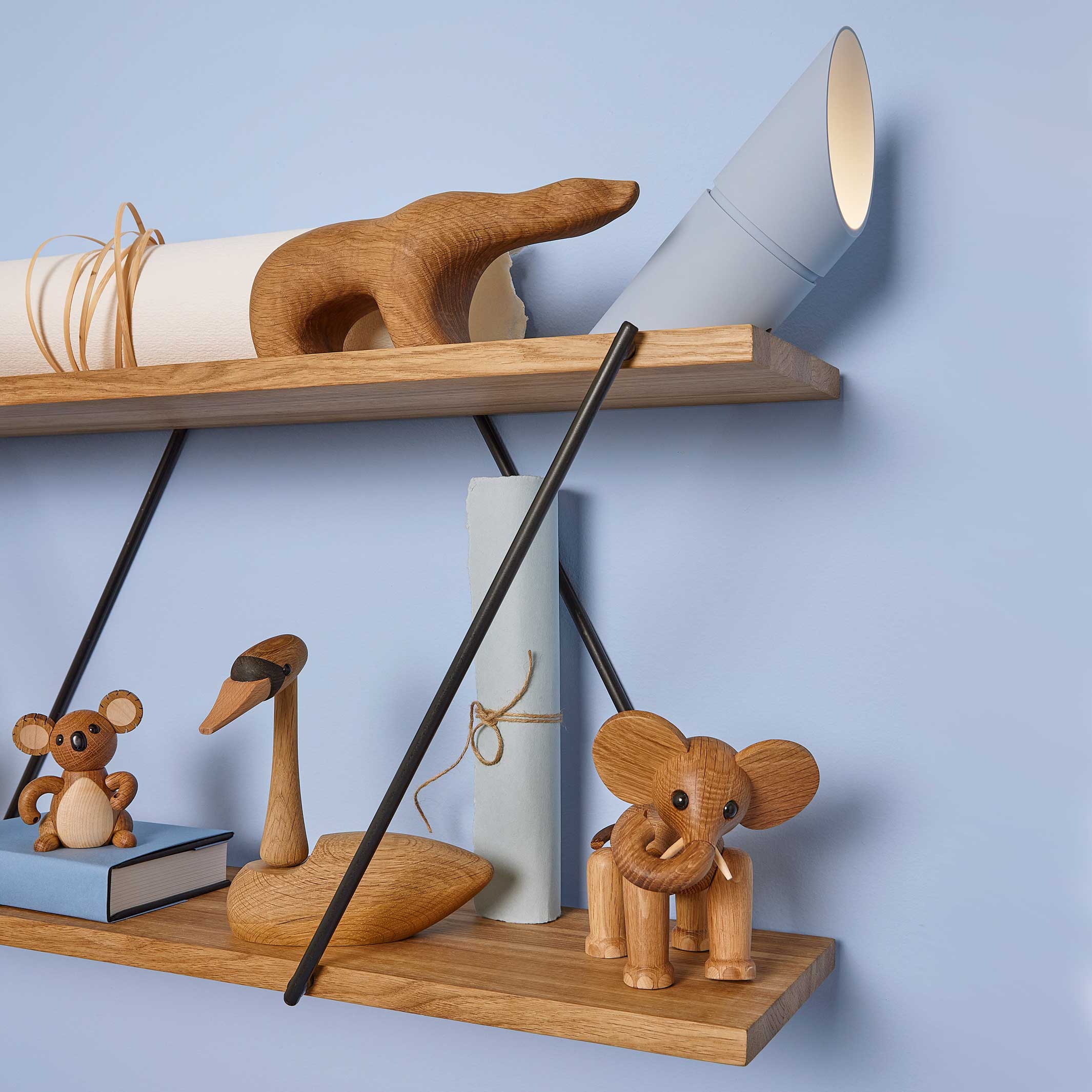 XO2 REGALSYSTEM - Grundmodul 80 cm breit - Eiche Natur | Morten Gøttler | Spring Copenhagen