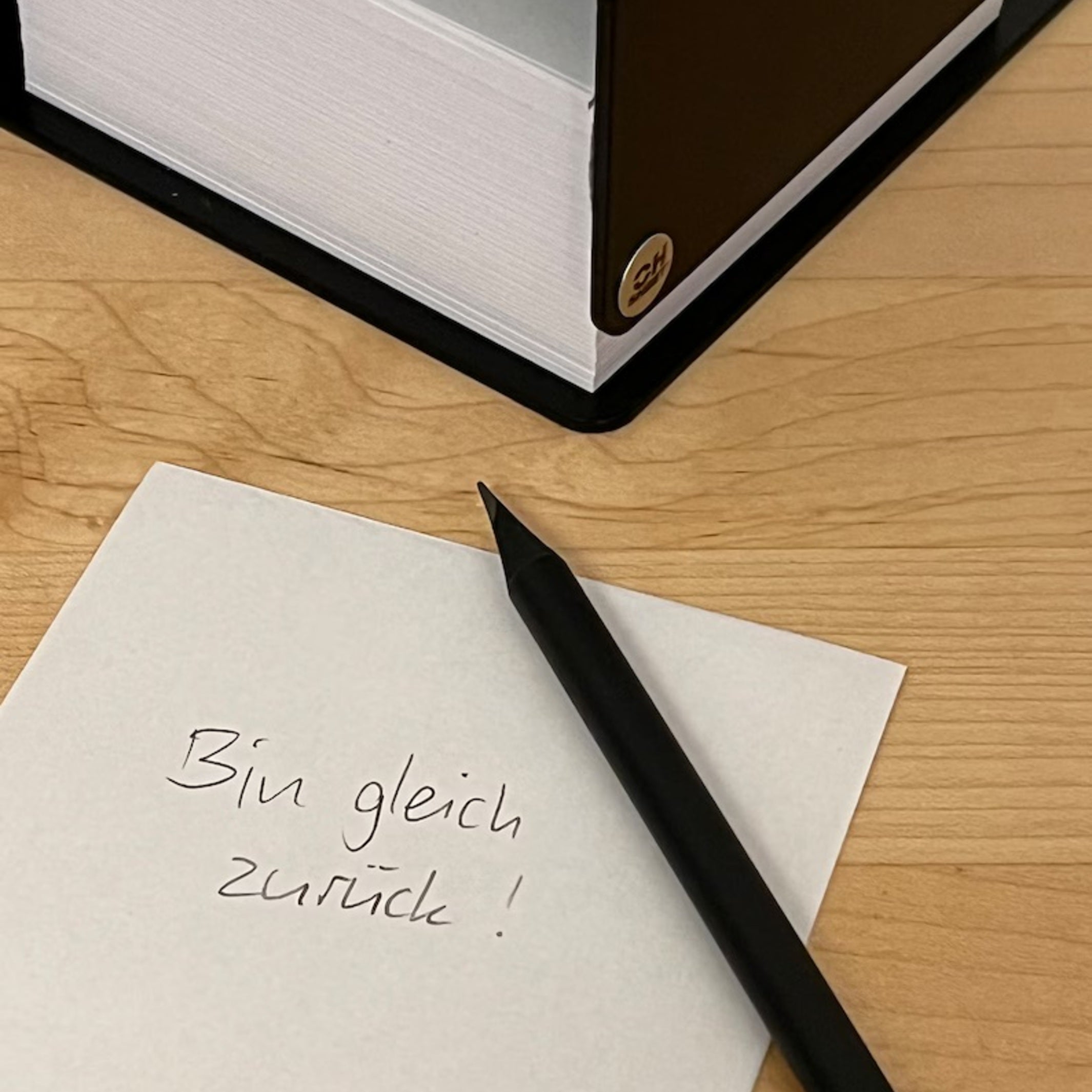 HOME OF NOTES - Zettelbox mit Bleistift | Oh Sheet!