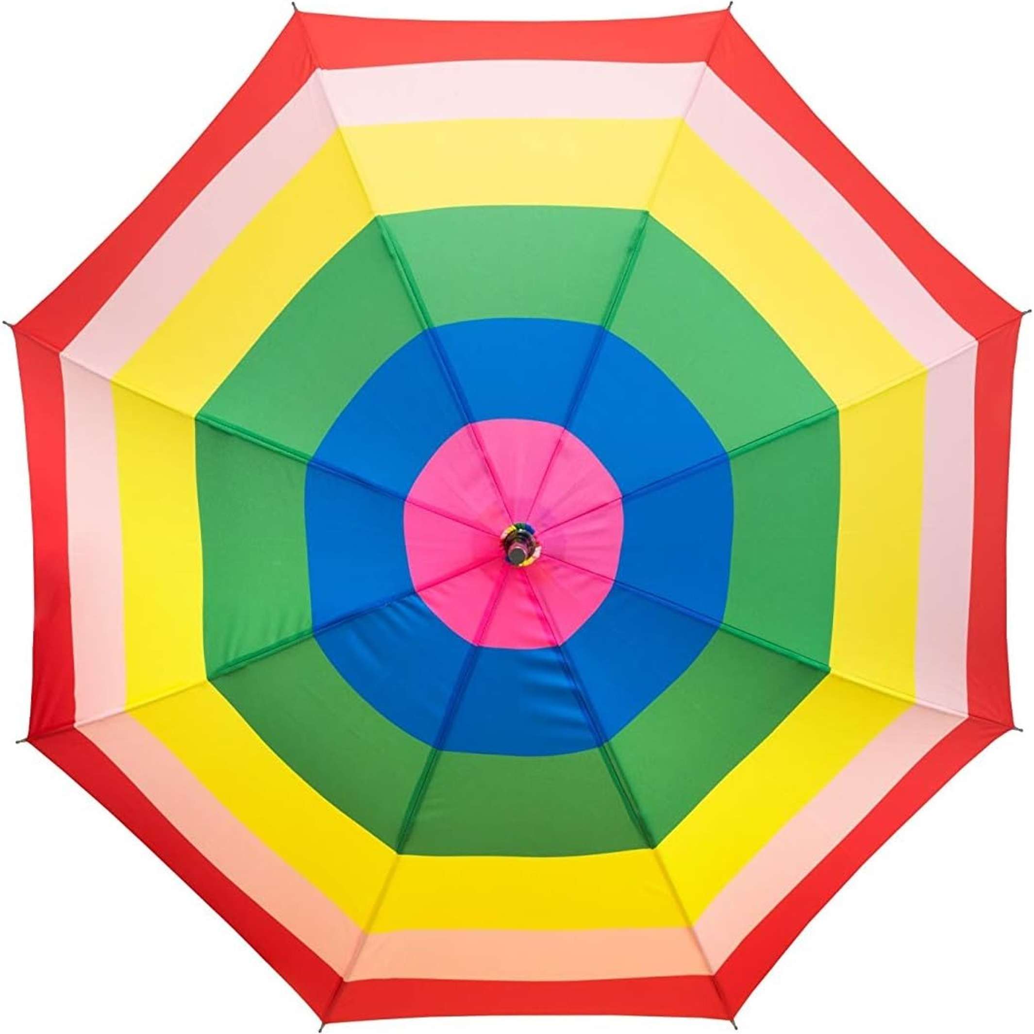 RAINBOW UMBRELLA - Regenbogenfarbiger Regenschirm ∅ 106 cm | Fisura