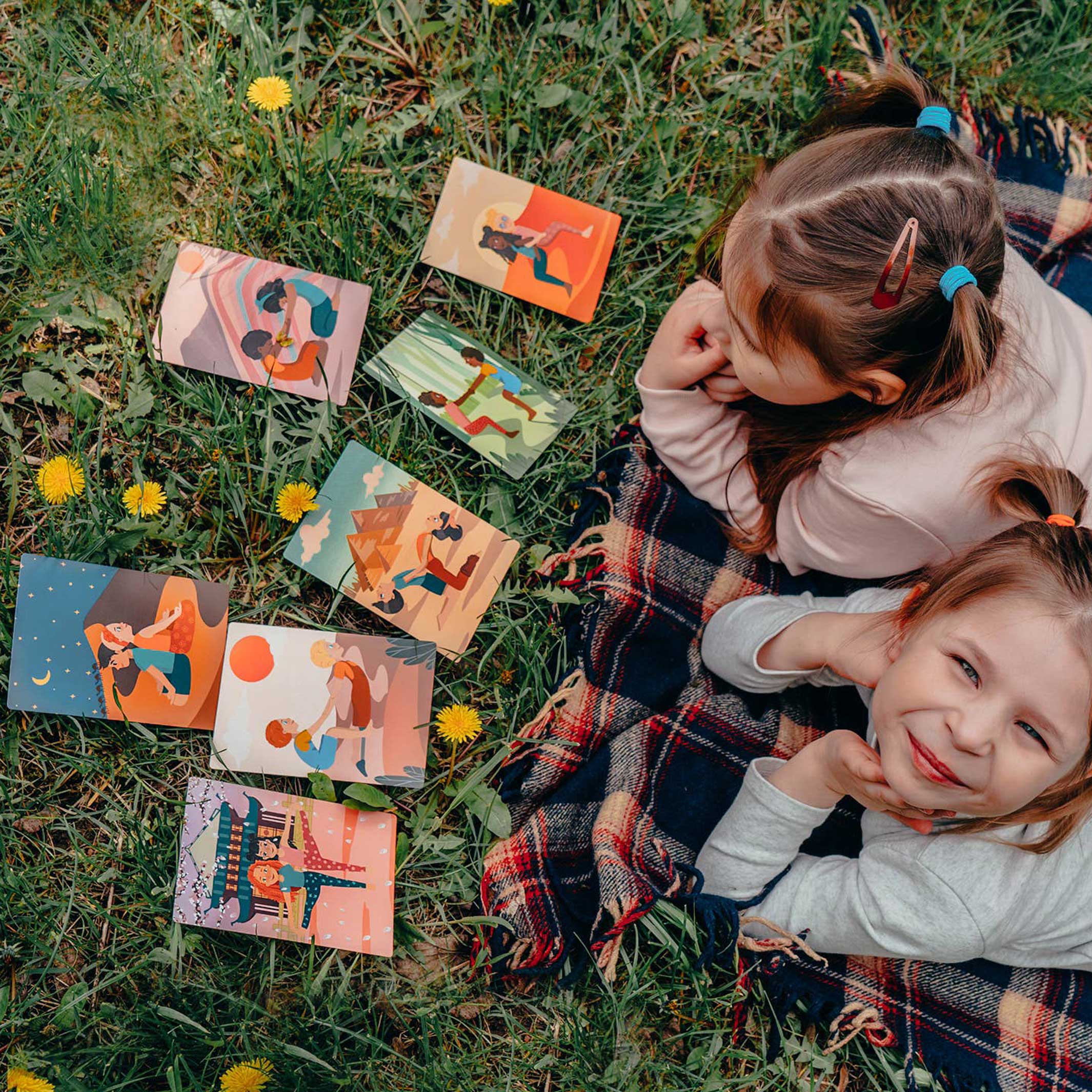 KIDS YOGA - Partner Erweiterungs-Set - 30 weitere Partner Yoga-Übungen für Kinder | IMYOGI