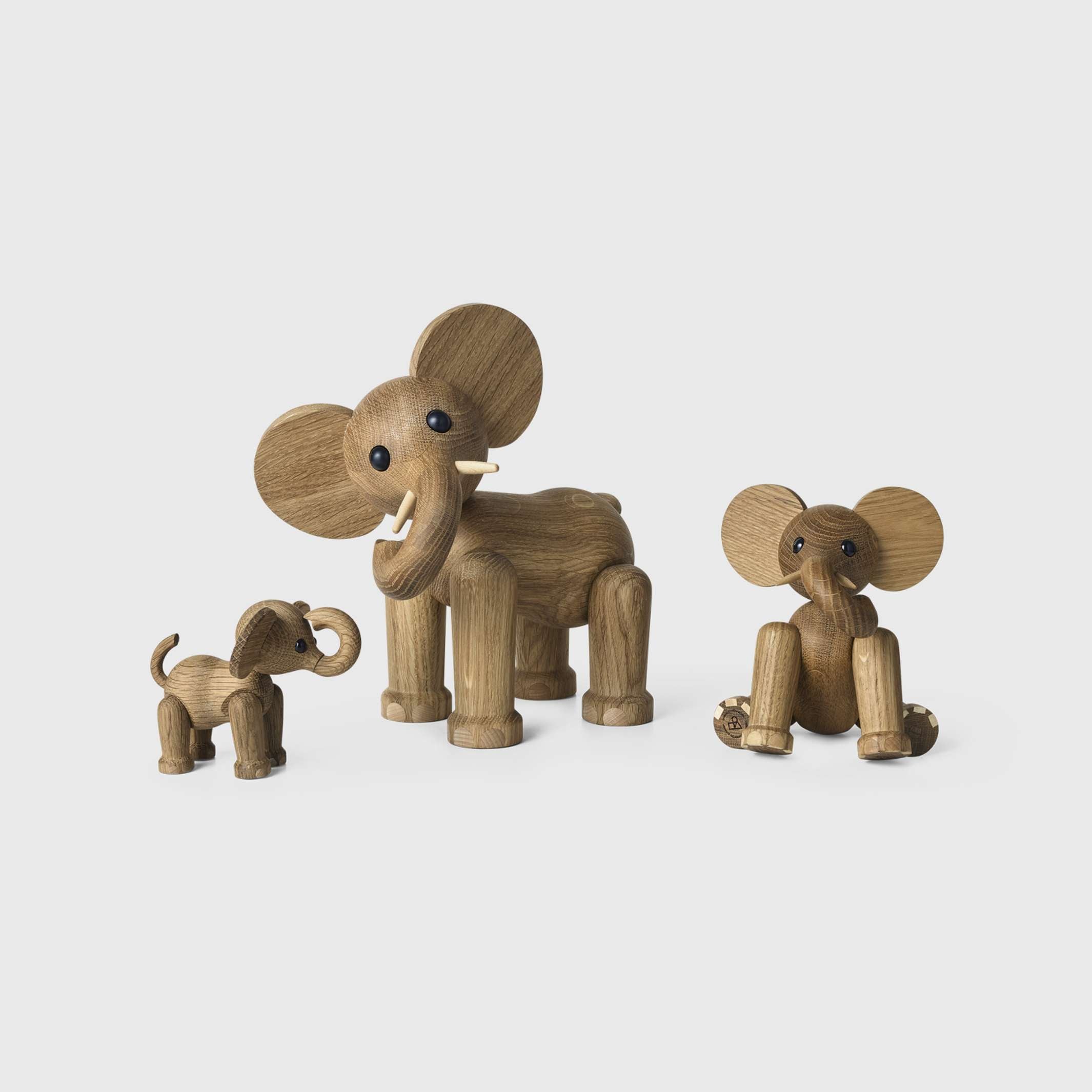 MAGGIE - Extra large wooden ELEPHANT - 24 cm high | Chresten Sommer | Spring Copenhagen