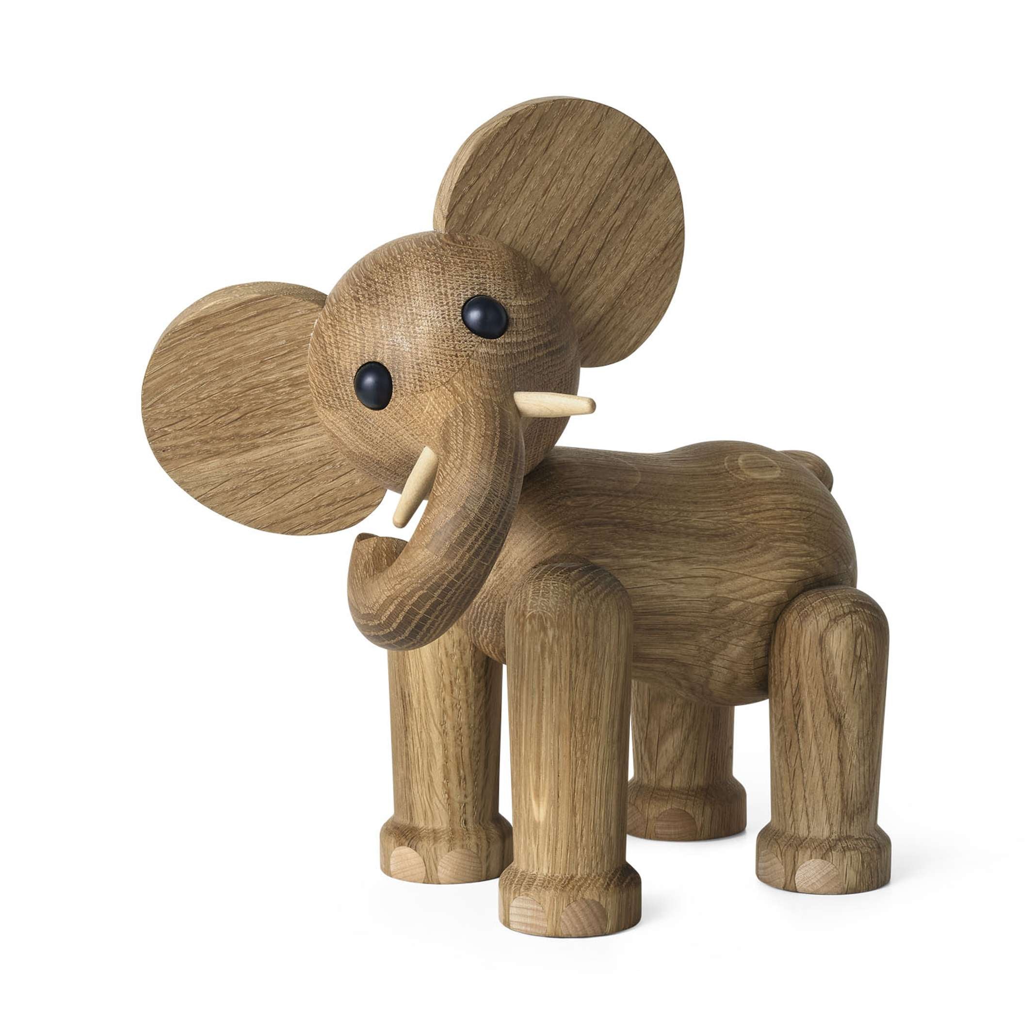 MAGGIE - Extra large wooden ELEPHANT - 24 cm high | Chresten Sommer | Spring Copenhagen