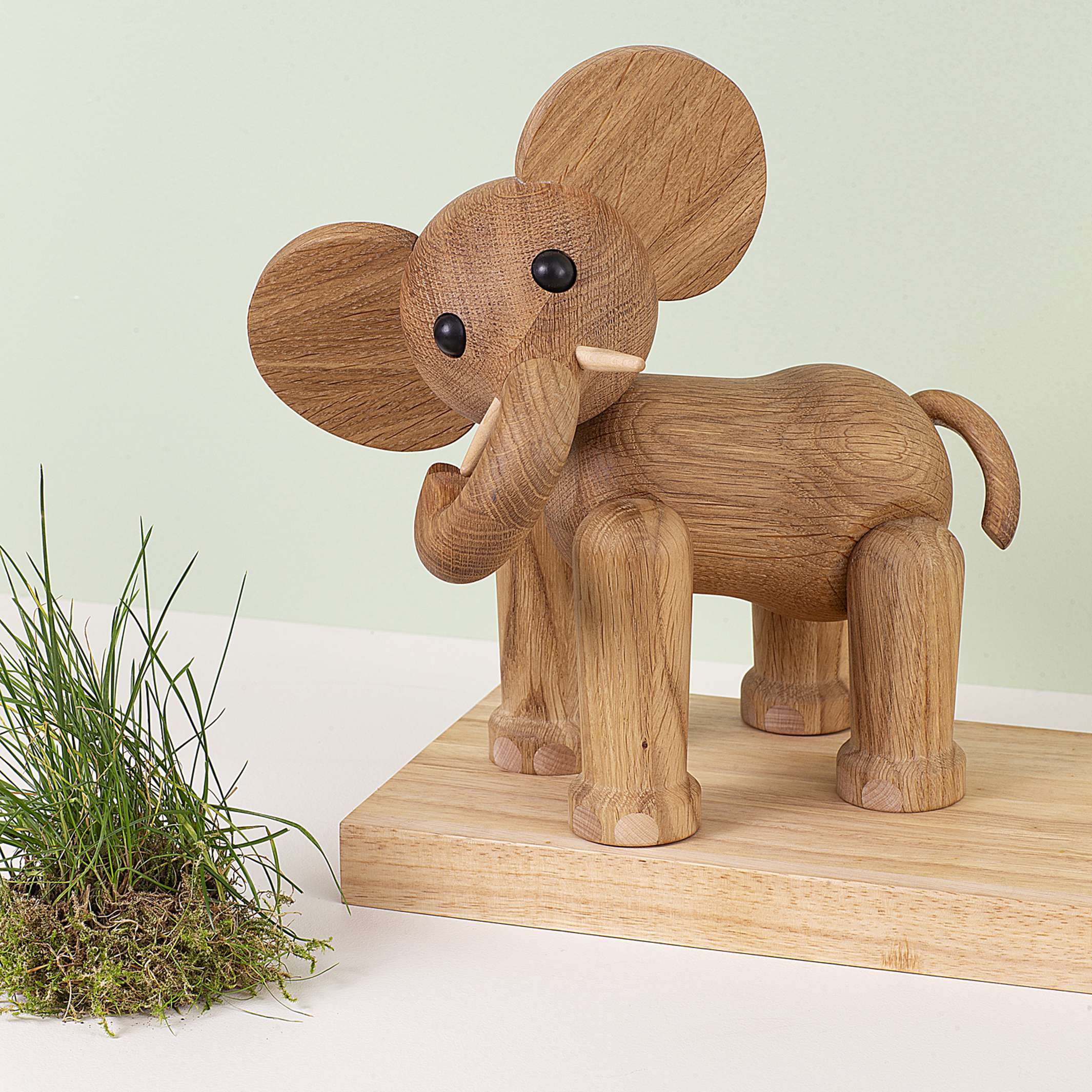 MAGGIE - Extra large wooden ELEPHANT - 24 cm high | Chresten Sommer | Spring Copenhagen
