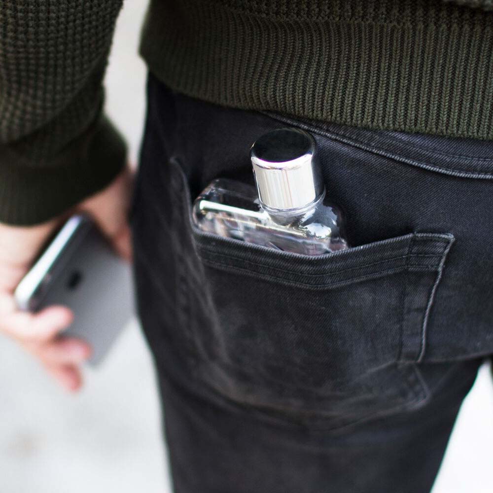 A7 memobottle | flache wiederverwendbare TRINK- & WASSERFLASCHE | 180 ml