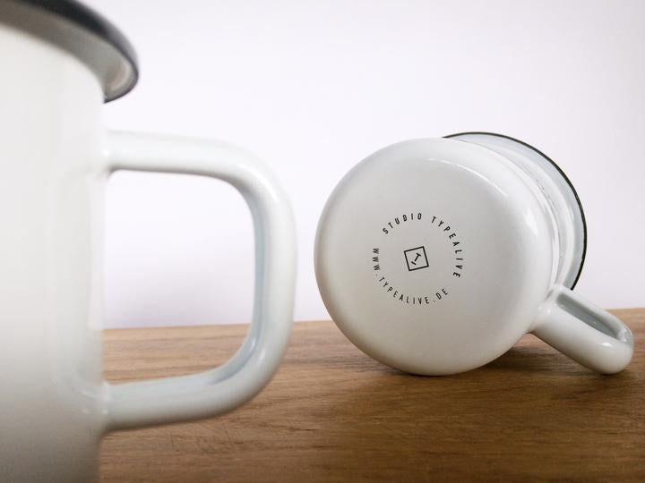 GLÜHWEIN - enamel mug | typealive