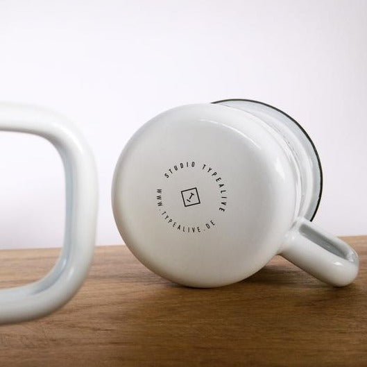 SMUNDAY - enamel mug | typealive