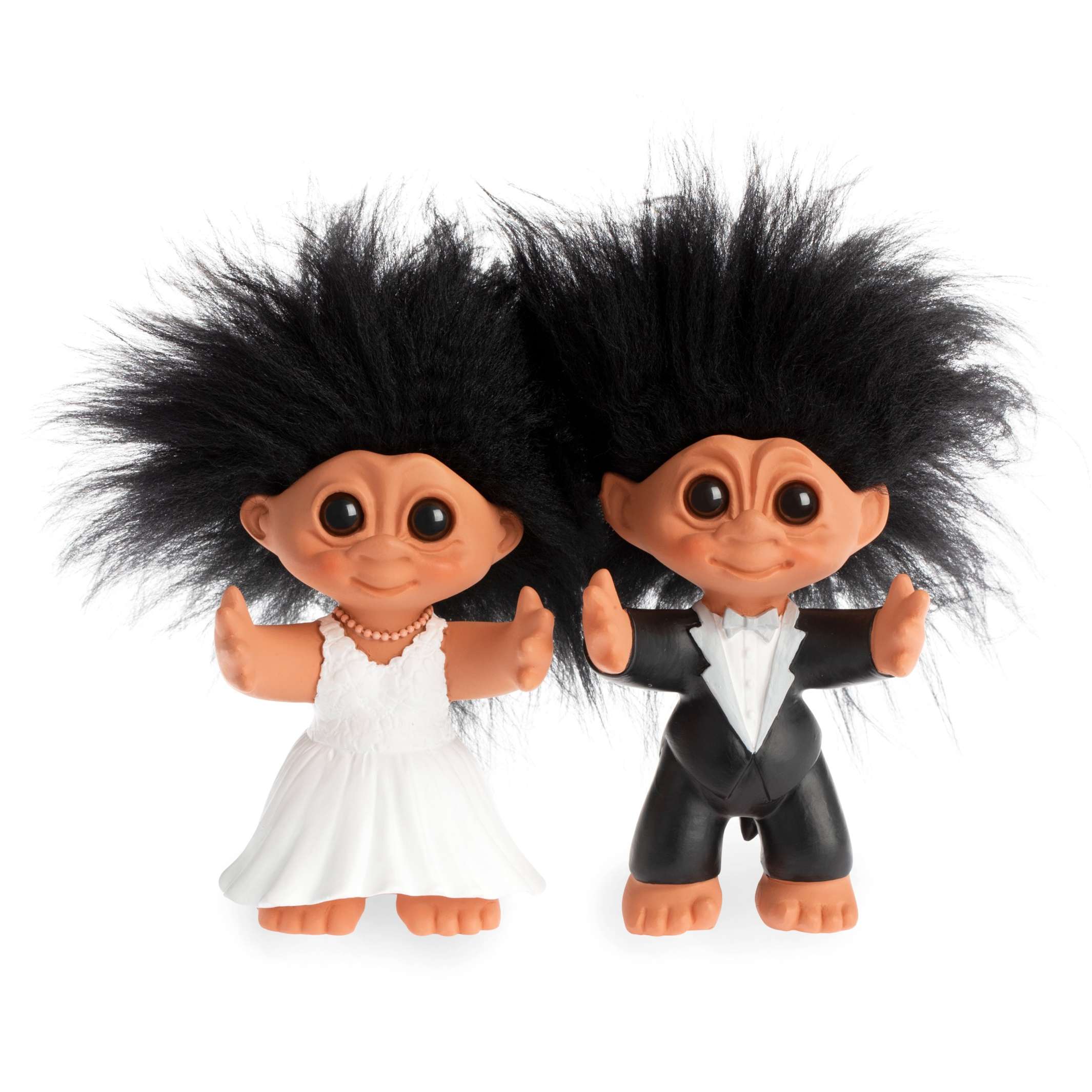 The WEDDING COUPLE - Good Luck Trolls 9 cm - Thomas Dam | By Sommer