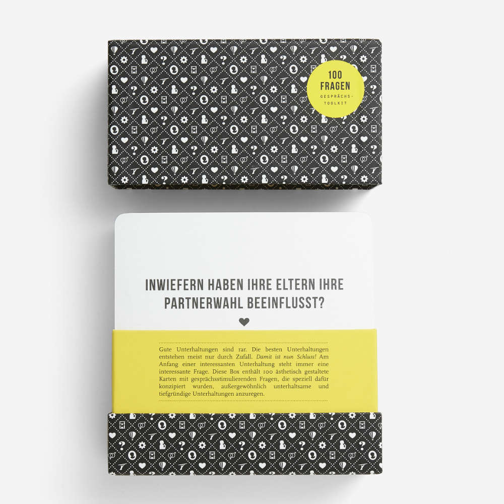 100 FRAGEN Original | KARTENSPIEL für gehaltvolle Gespräche | The School of Life