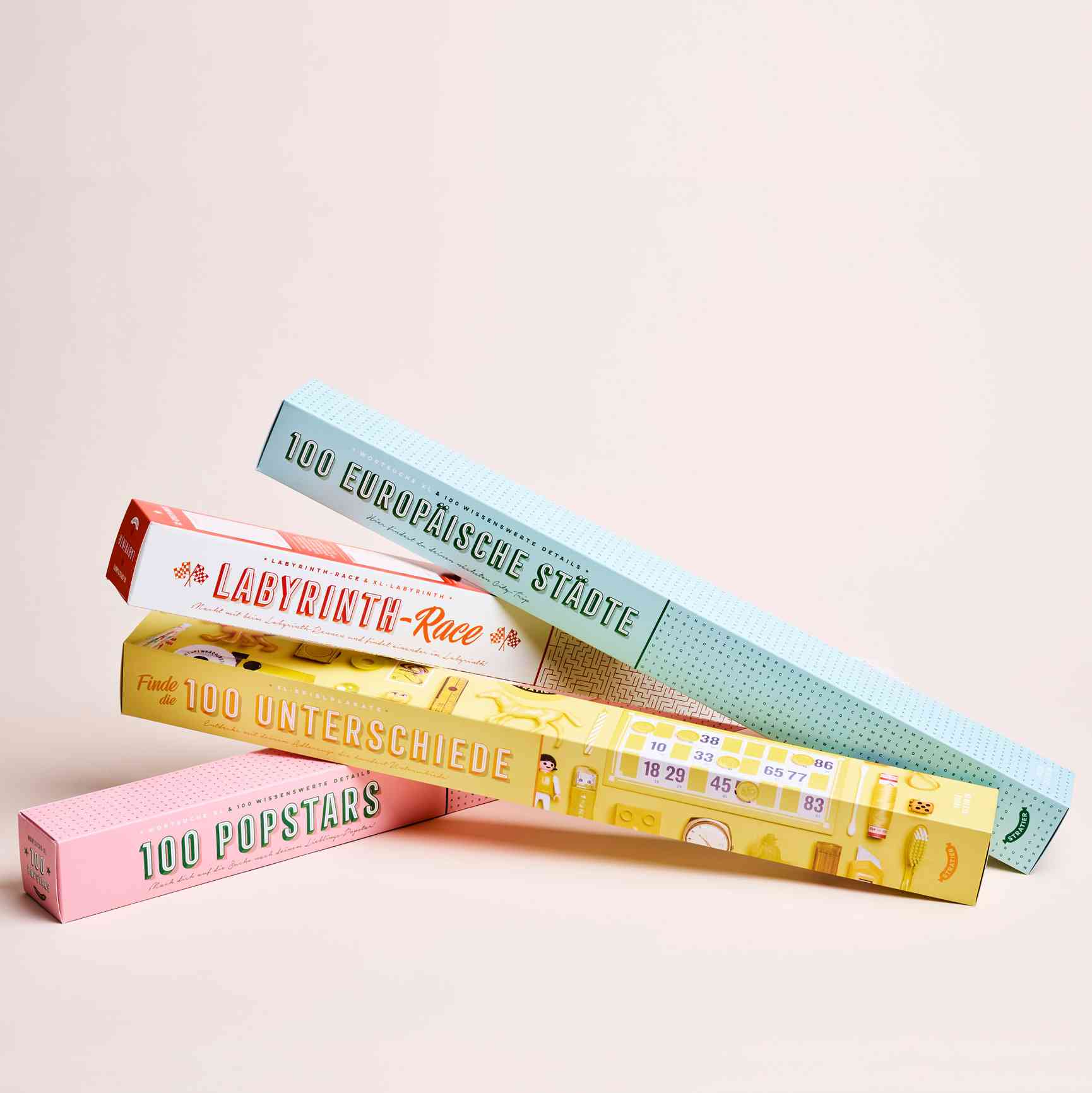 LABYRINTH | XL Spiel & Rätsel POSTER | 65x100cm | Stratier - Charles & Marie