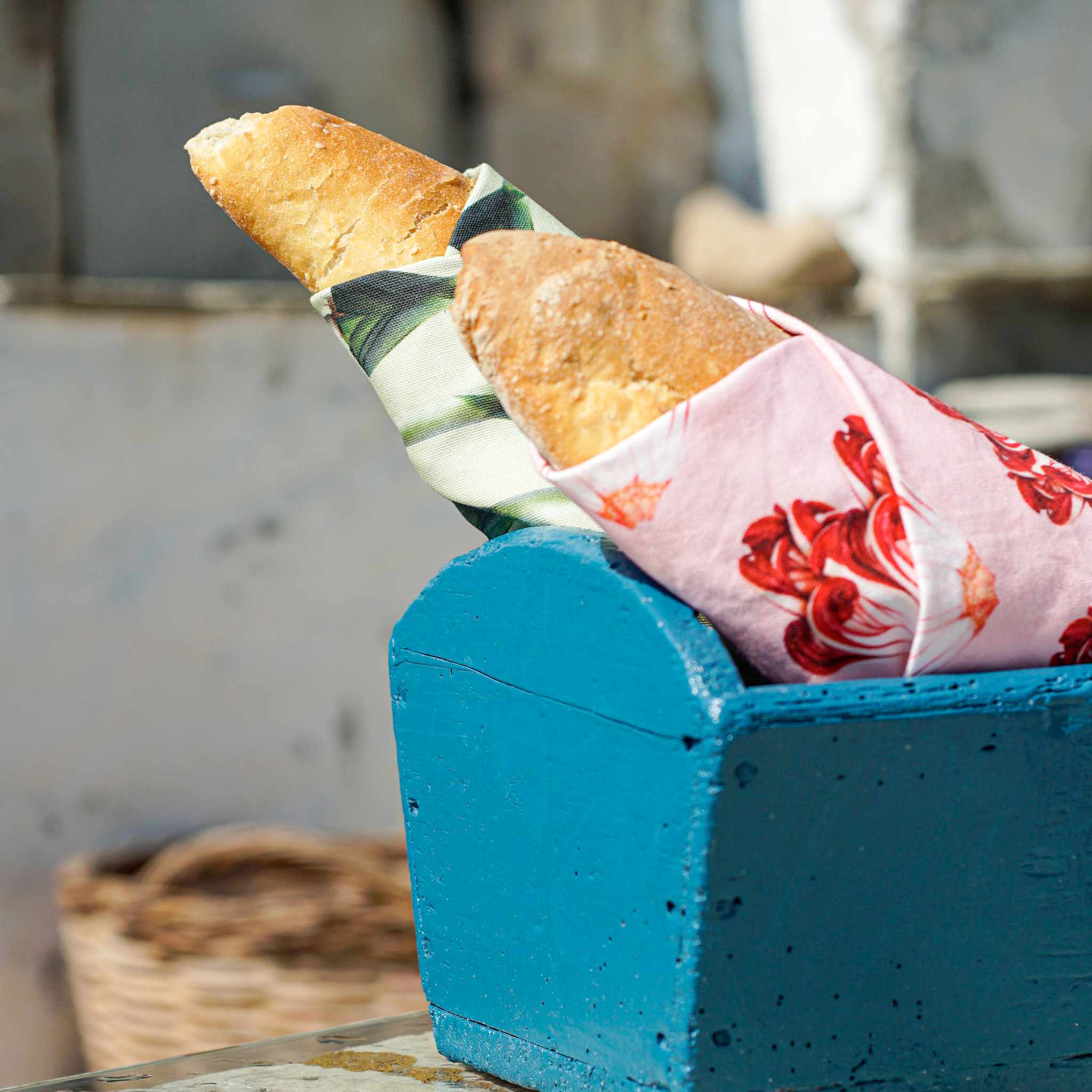 RADICCHIO & PORRI | Cotton TEA TOWELS | Set of 2 | Roman Luyken | Peppermint Products